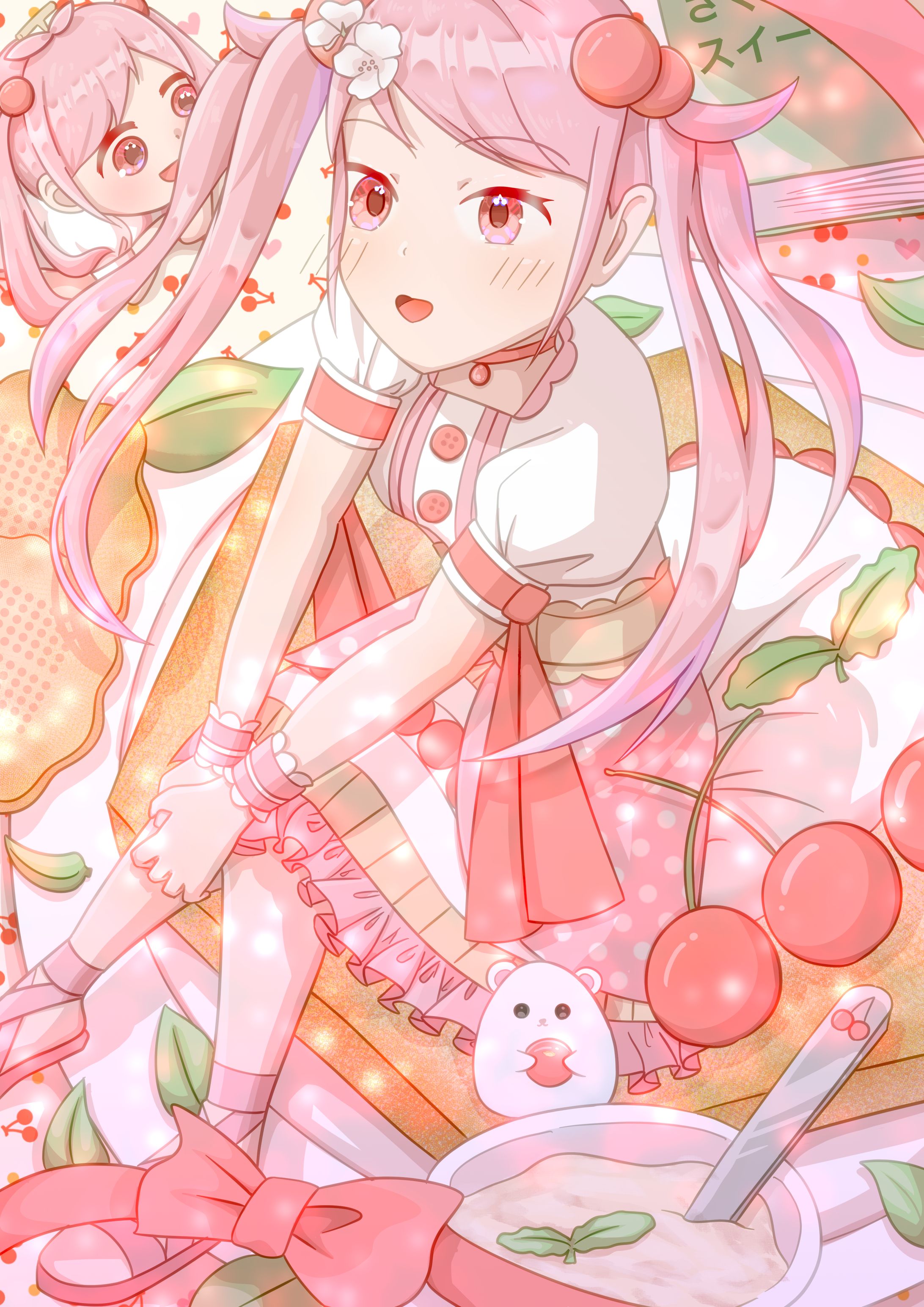 桃色スイーツガール-1