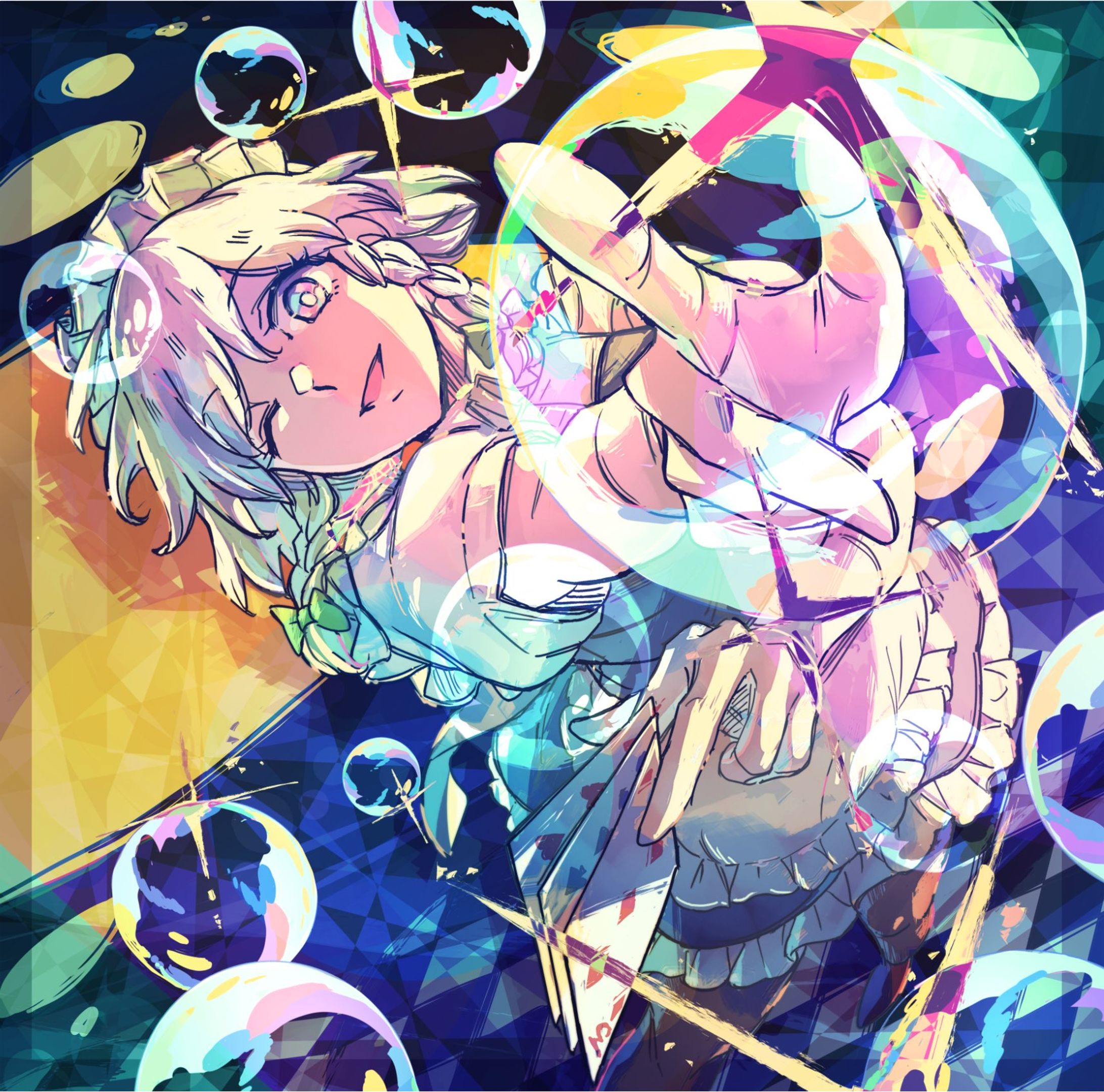 東方ボーカルアレンジアルバム 「二重時計」ジャケットイラスト-1