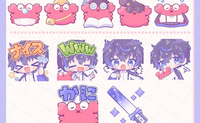 慧様メンバーシップバッジ&スタンプ