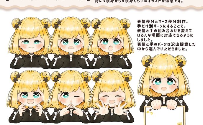 １３．デフォルメイラスト、SDイラスト