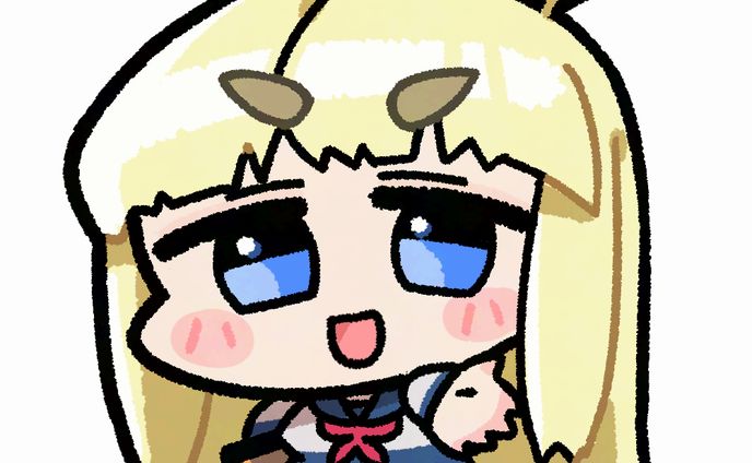 オリジナルキャラクター　デフォルメイラスト