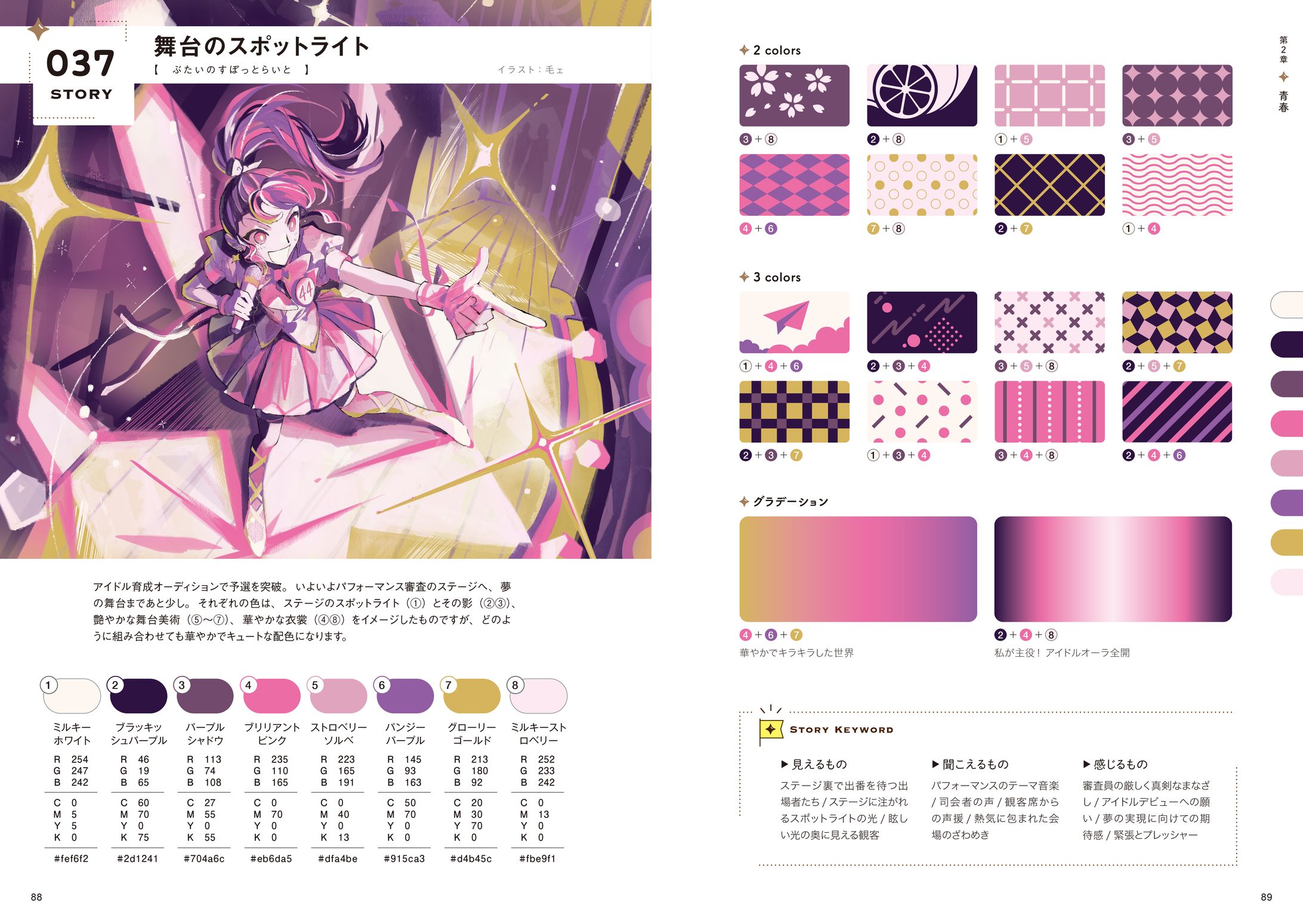 【書籍イラスト】STORY COLOR BOOK 挿絵制作-1