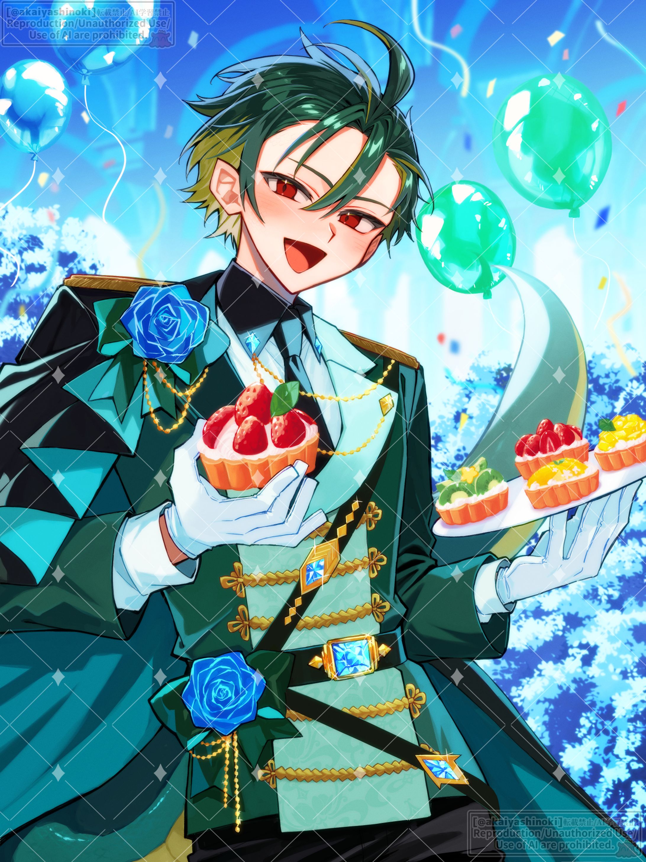 【VTuber/蛟丸】誕生日記念イラスト-1