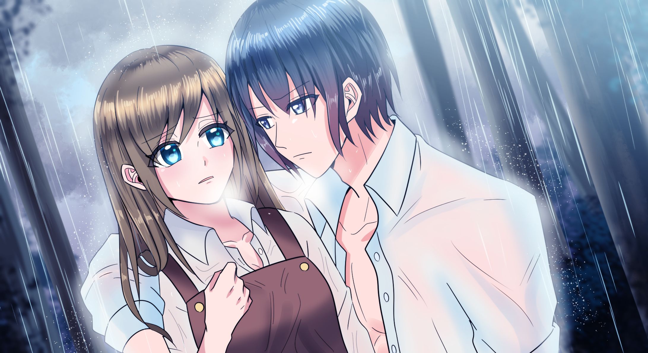 乙女ゲーム風スチルイラスト-1