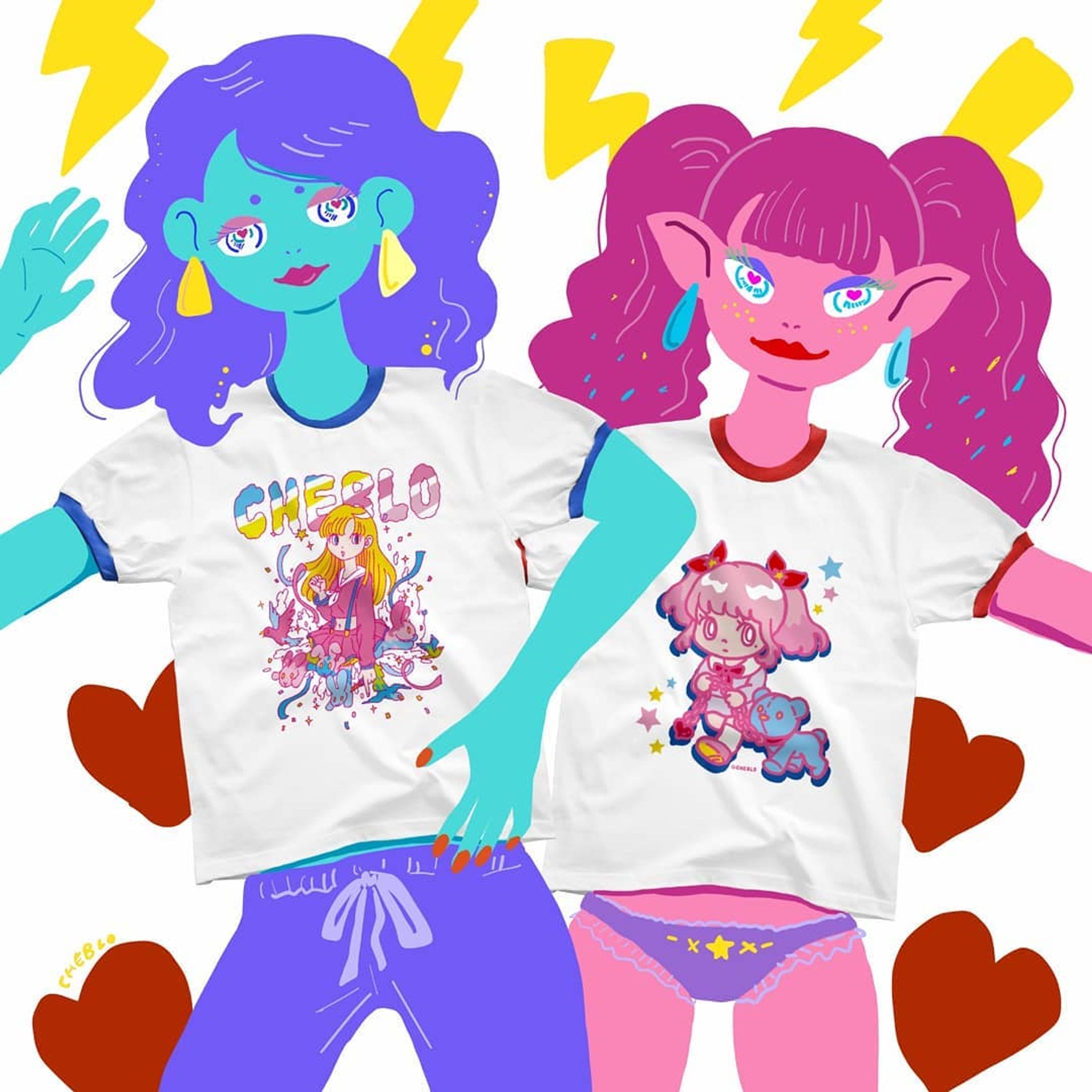 【CHEBLOおすすめTシャツ💖】
・
『ONNANOKO』リンガーTシャツ🌟🎉
・
CHEBLOのスズリのショップで販売中🙌 🌅HAPPYな夏を♪🌴
・
・
#リンガーTシャツ#半袖#グッズ#Tシャツ#Tshirt#イラスト#絵#女の子#girl#summer#illustrator#illustration#イラストレーター#キャラクター#character#かわいい#cute#kawaii#cheblo#一个例证#일러스트#캐릭터#人物#女孩#여자-1
