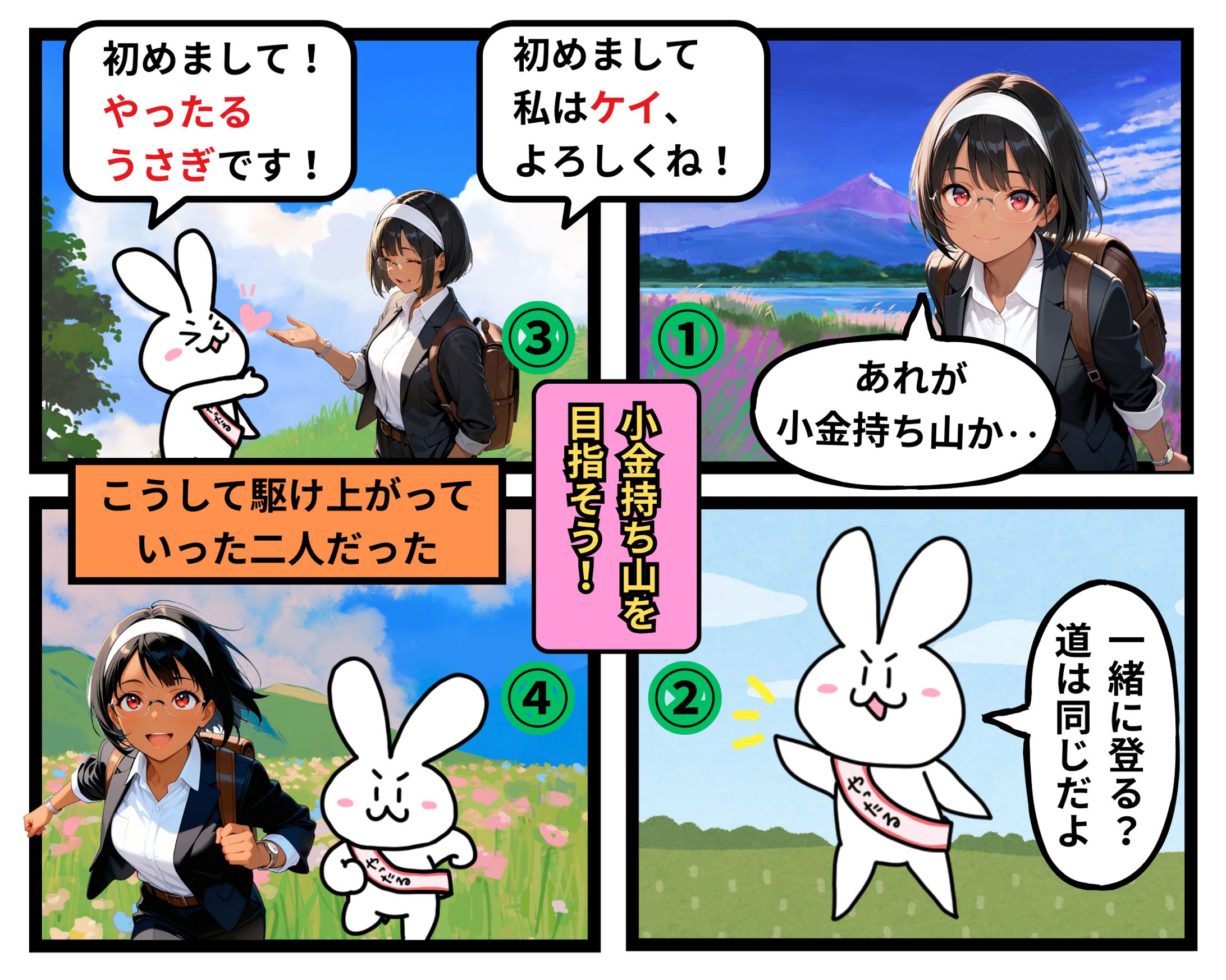 初コラボ！小金持ち山を目指そう！-1