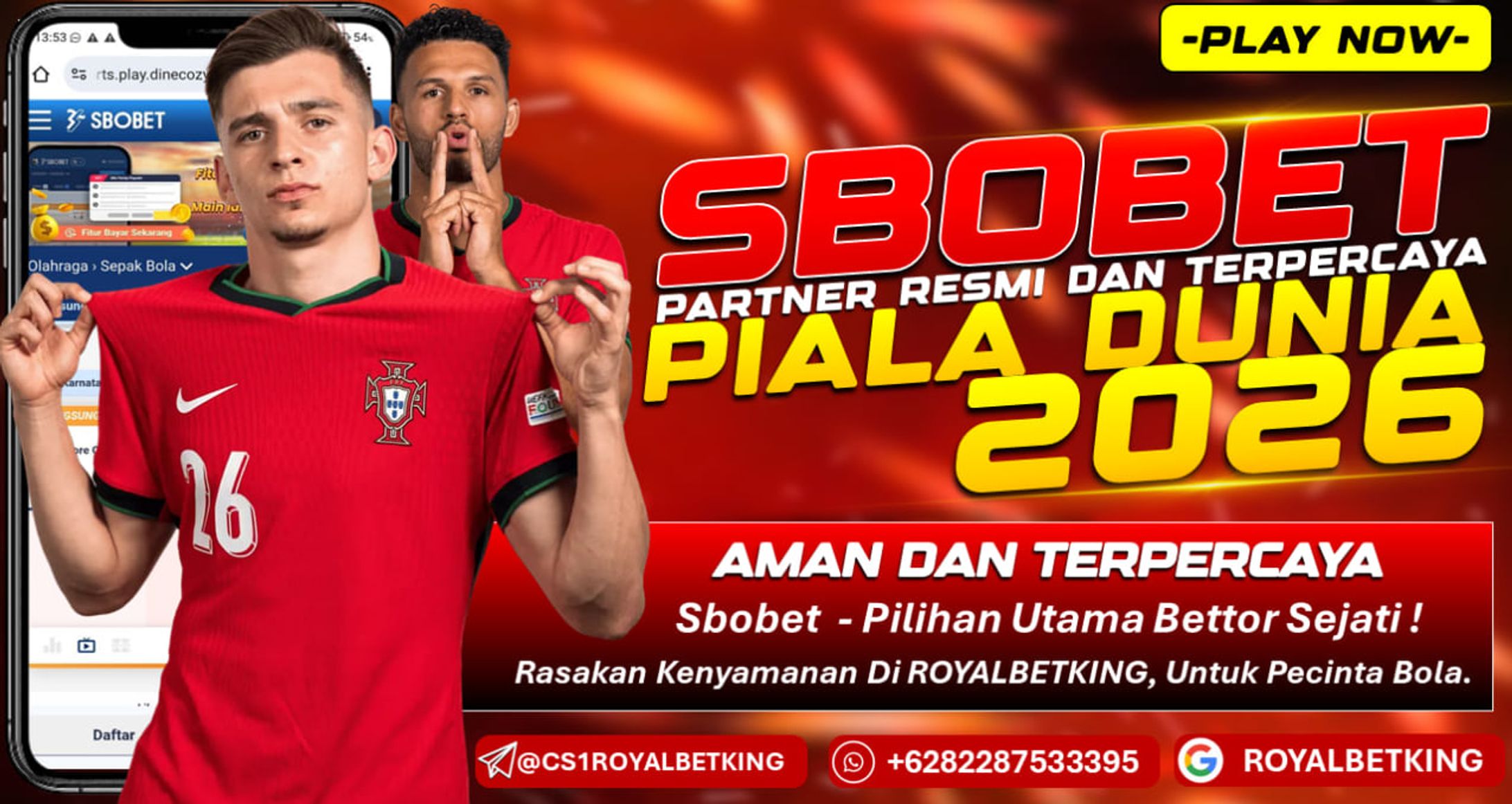 SBOBET - SITUS TARUHAN BOLA ONLINE PIALA DUNIA 2026 -1