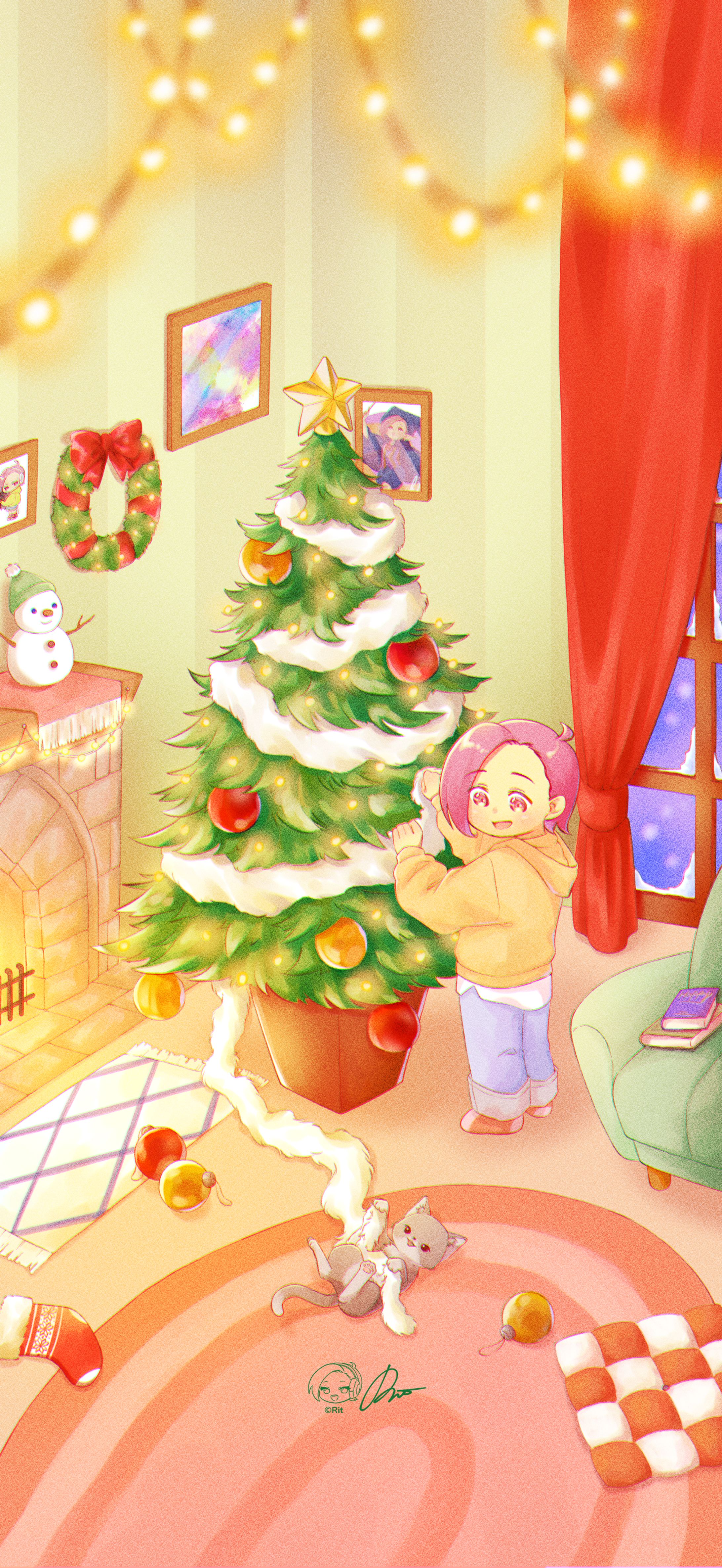 一枚絵（クリスマス）-1