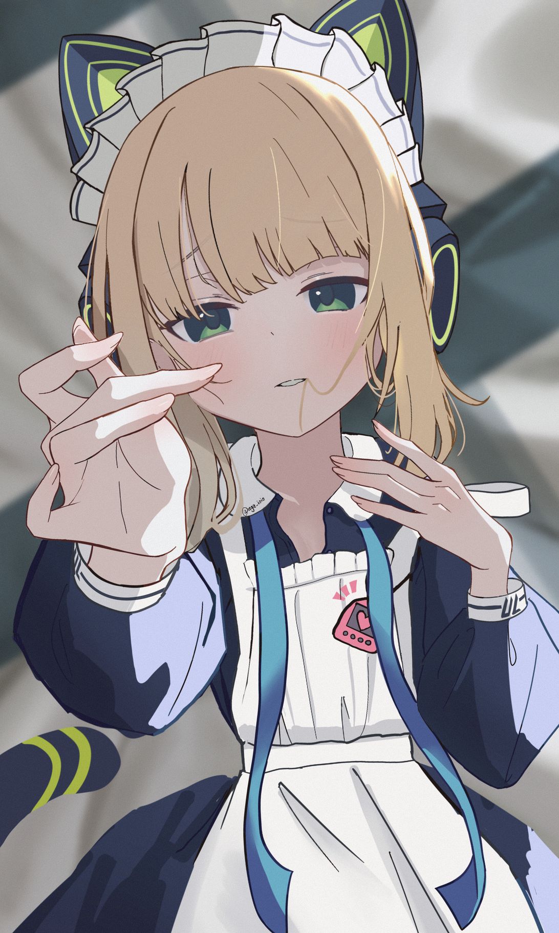 ブルーアーカイブ ミドリ サイン入りアート 才羽ミドリ sp サイン ブルアカ ブルーアーカイブ ヴァイス