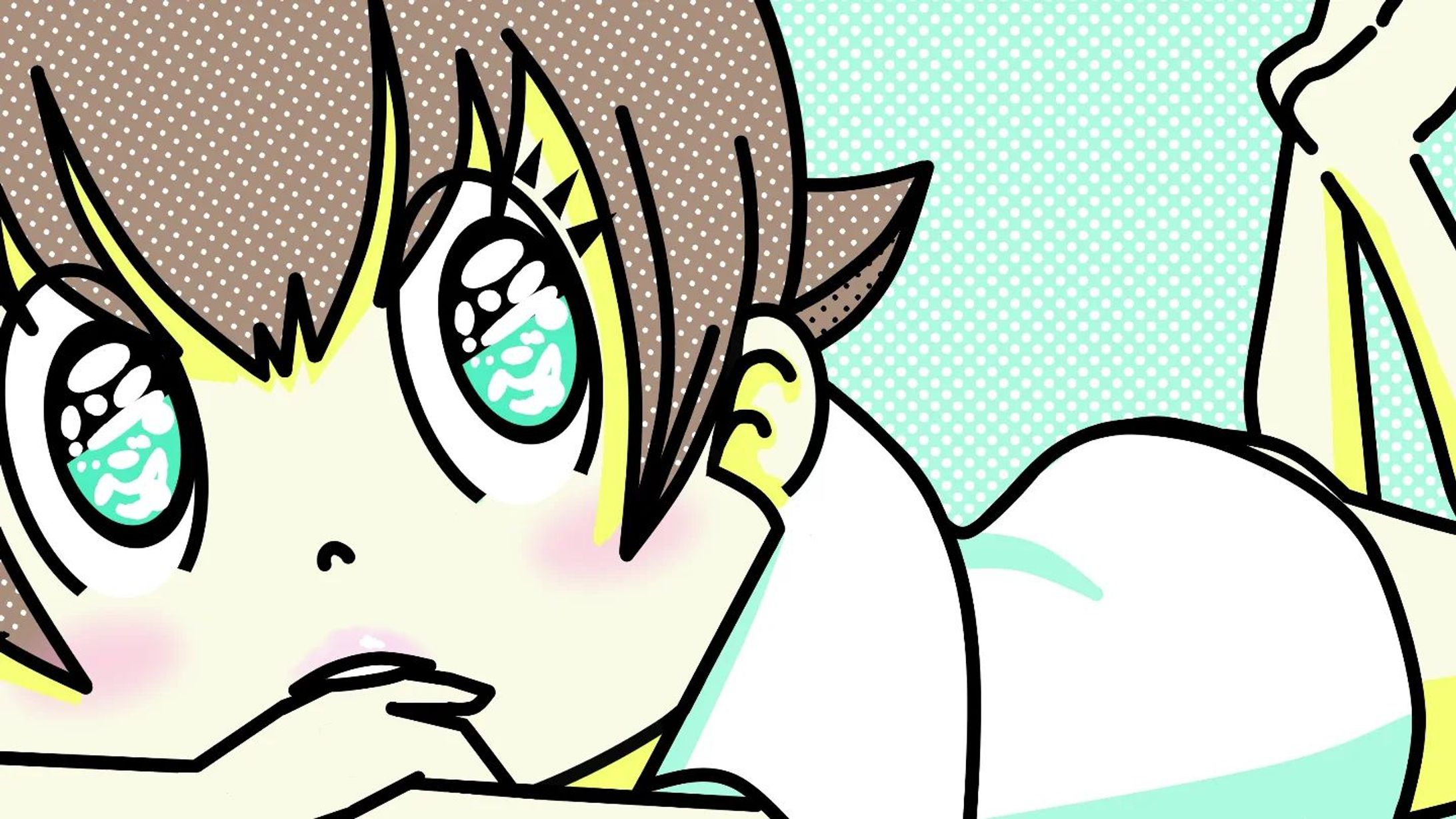 『愛☆まどんな×山田玲司「白亜」再販記念！〜“白亜”な少女、イラストコンテスト2023』受賞作品②
 #hakuafanart
⁡-1