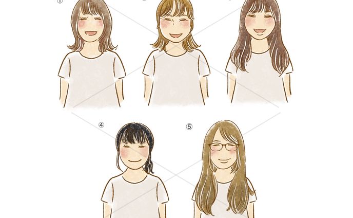 （株）エヌ・イー・エス様  スタッフ紹介イラスト