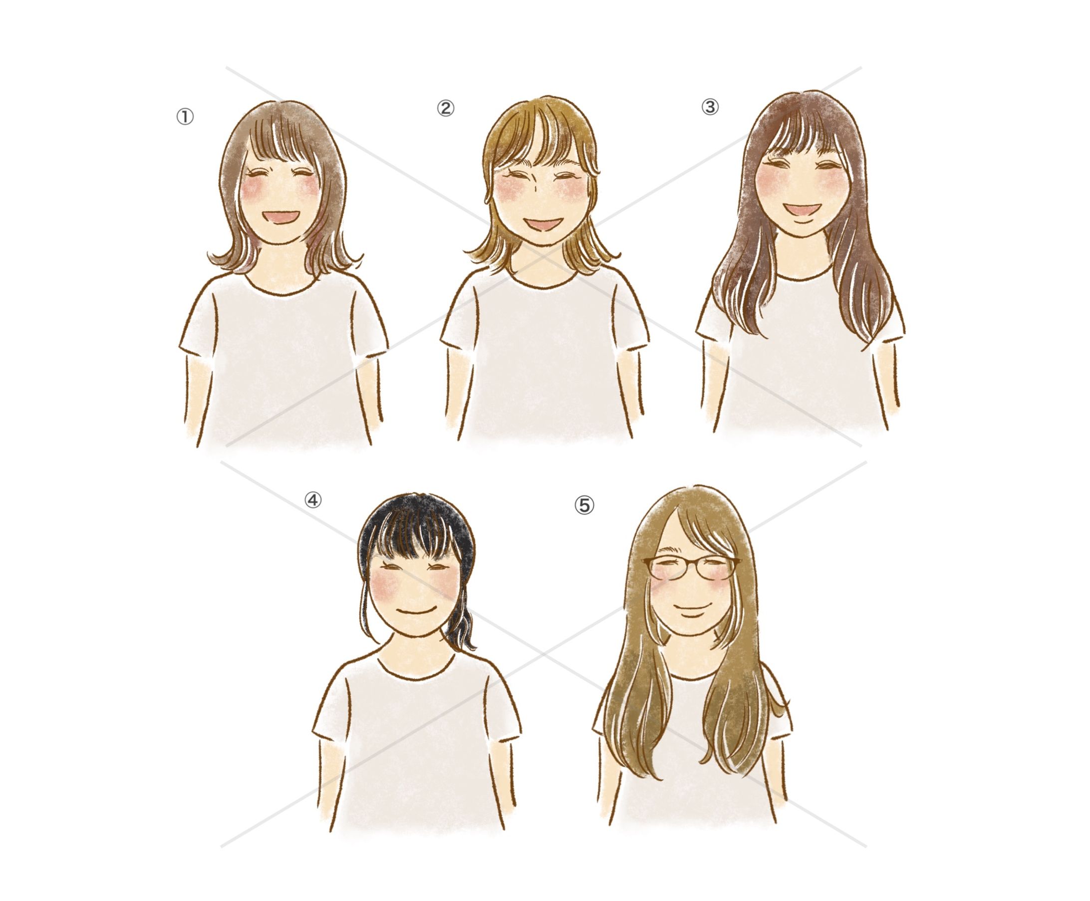 （株）エヌ・イー・エス様  スタッフ紹介イラスト-1