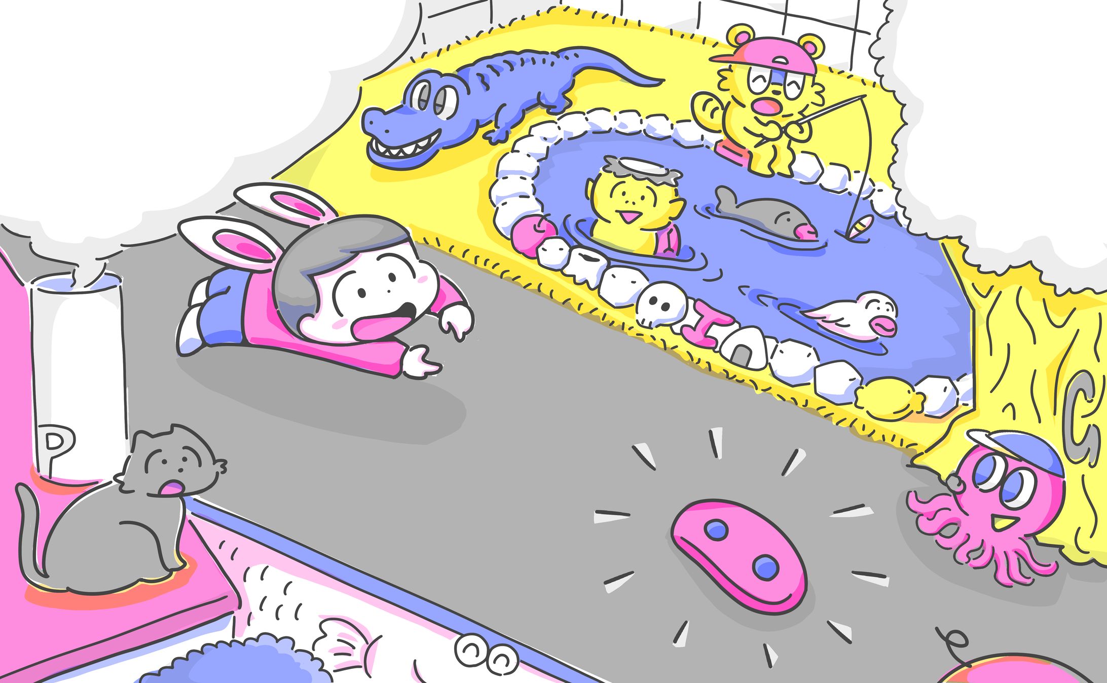 絵本のためのイラスト　その3-1
