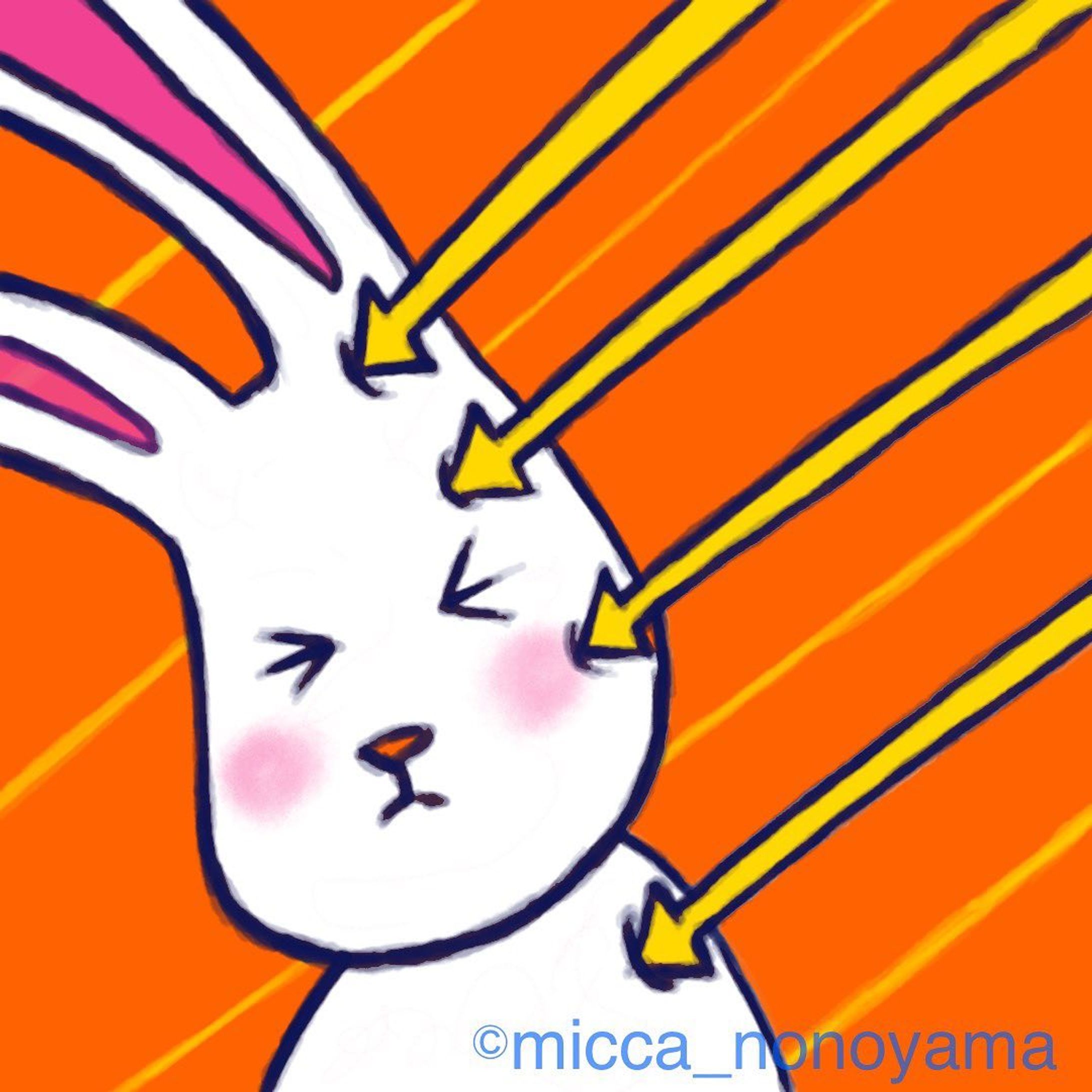 今日も陽射しが刺さるー🌞
#イラスト #日焼け #うさぎ #絵本 #illustration #sunlight #drawing #animals #childrenbook #もふもふ-1