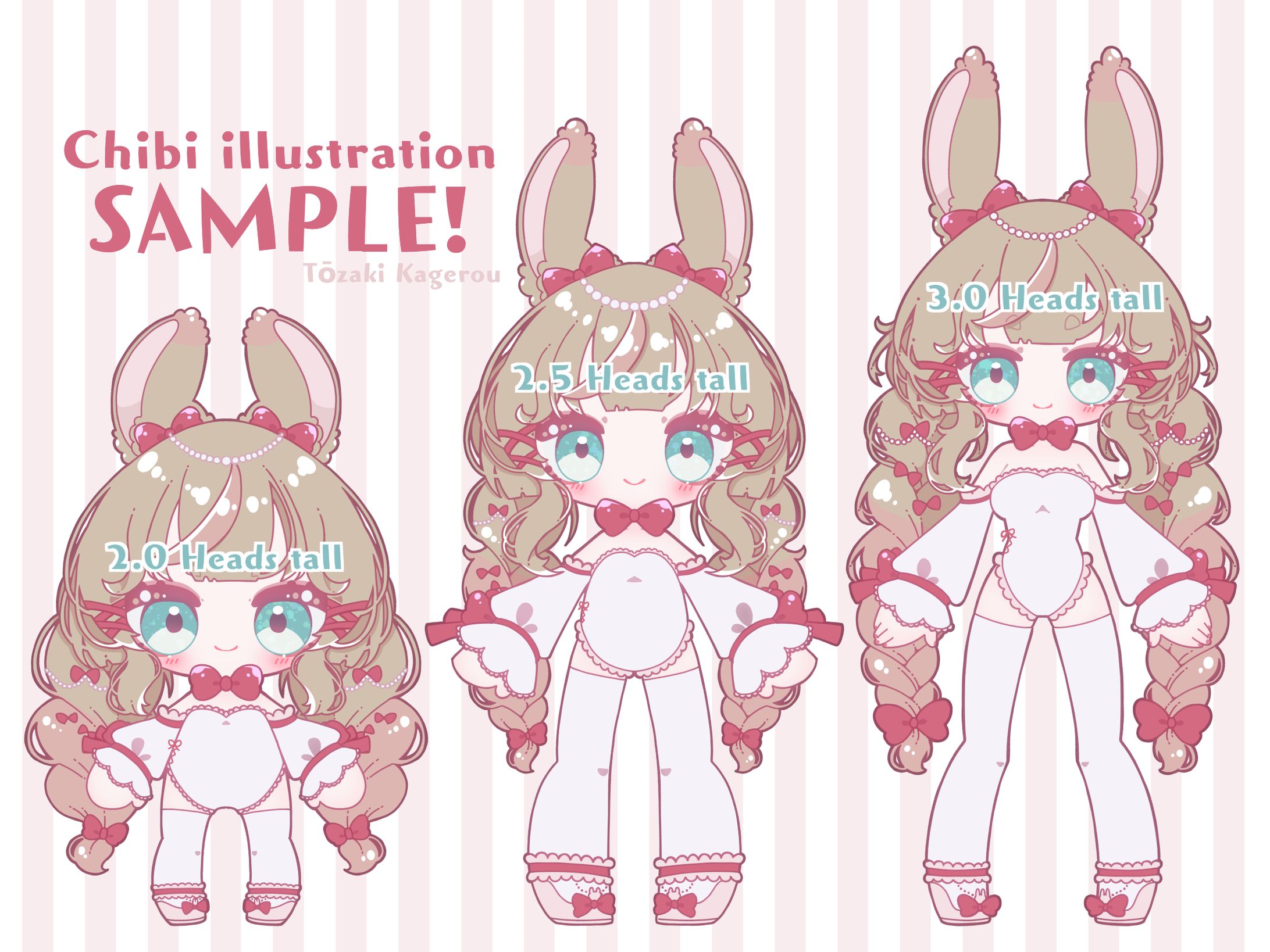Chibi character illustration.-1