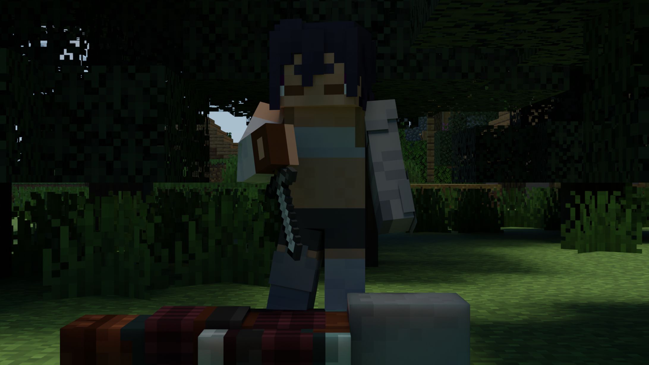 【Minecraftカスタムスキン】ギルドの暗殺者-1