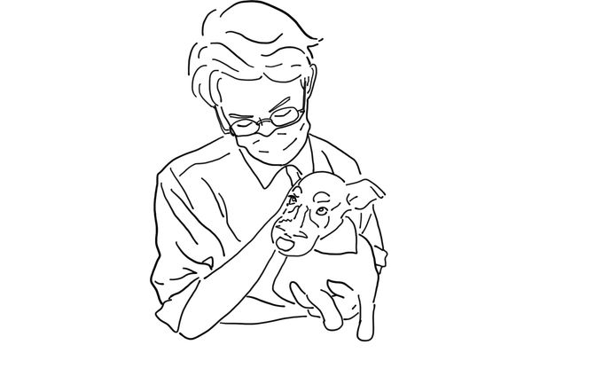 【名刺用】似顔絵線画