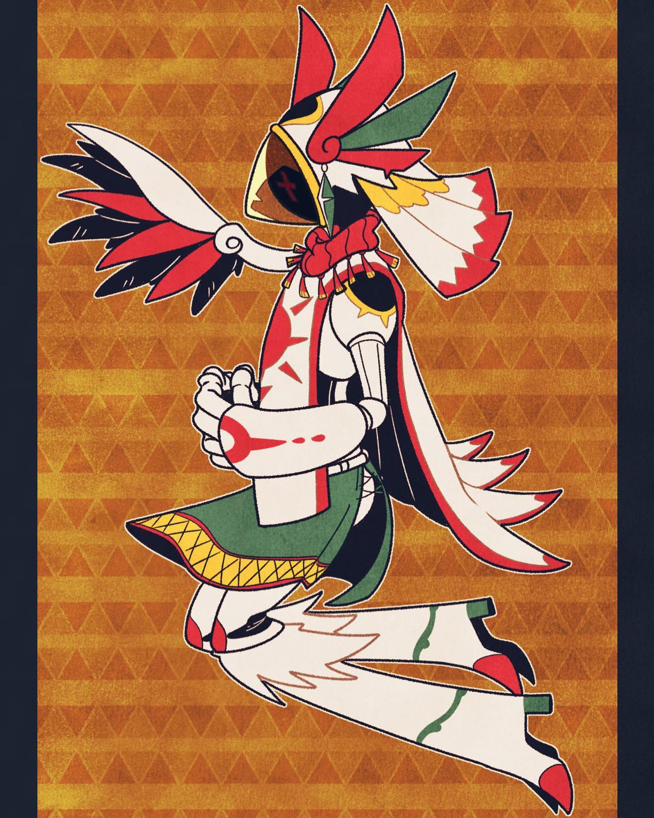 #イラスト #人外 #オリジナルイラスト 
#オリジナルキャラクター #illustration #monster #originalcharacter #characterdesign #touseioc-1