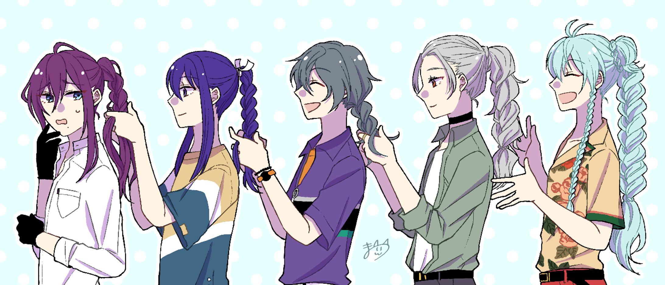 あんスタ　長髪組-1