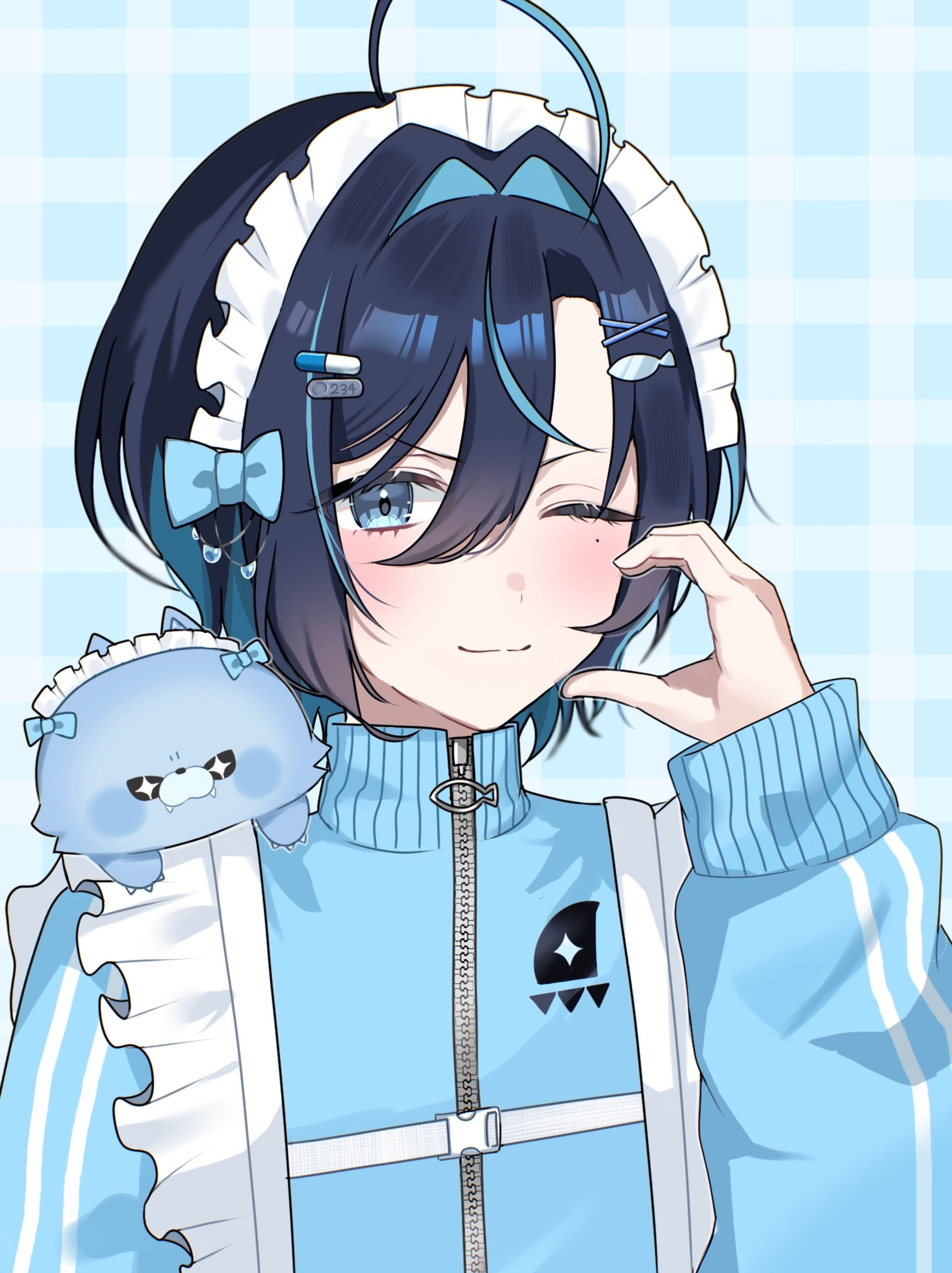 〈FA〉鮫升コモリジャージメイド服-1