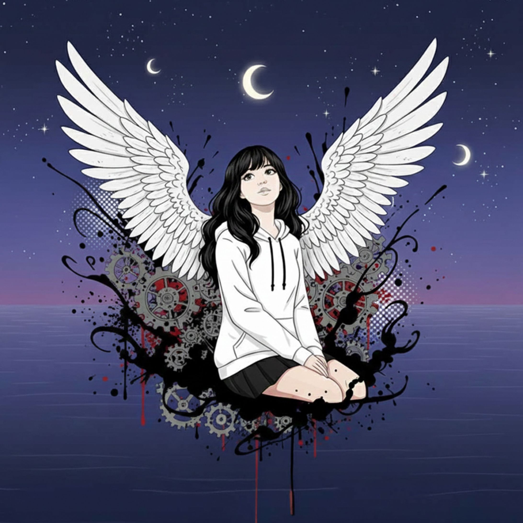 水面と私 / The Edge of Color and Line-1