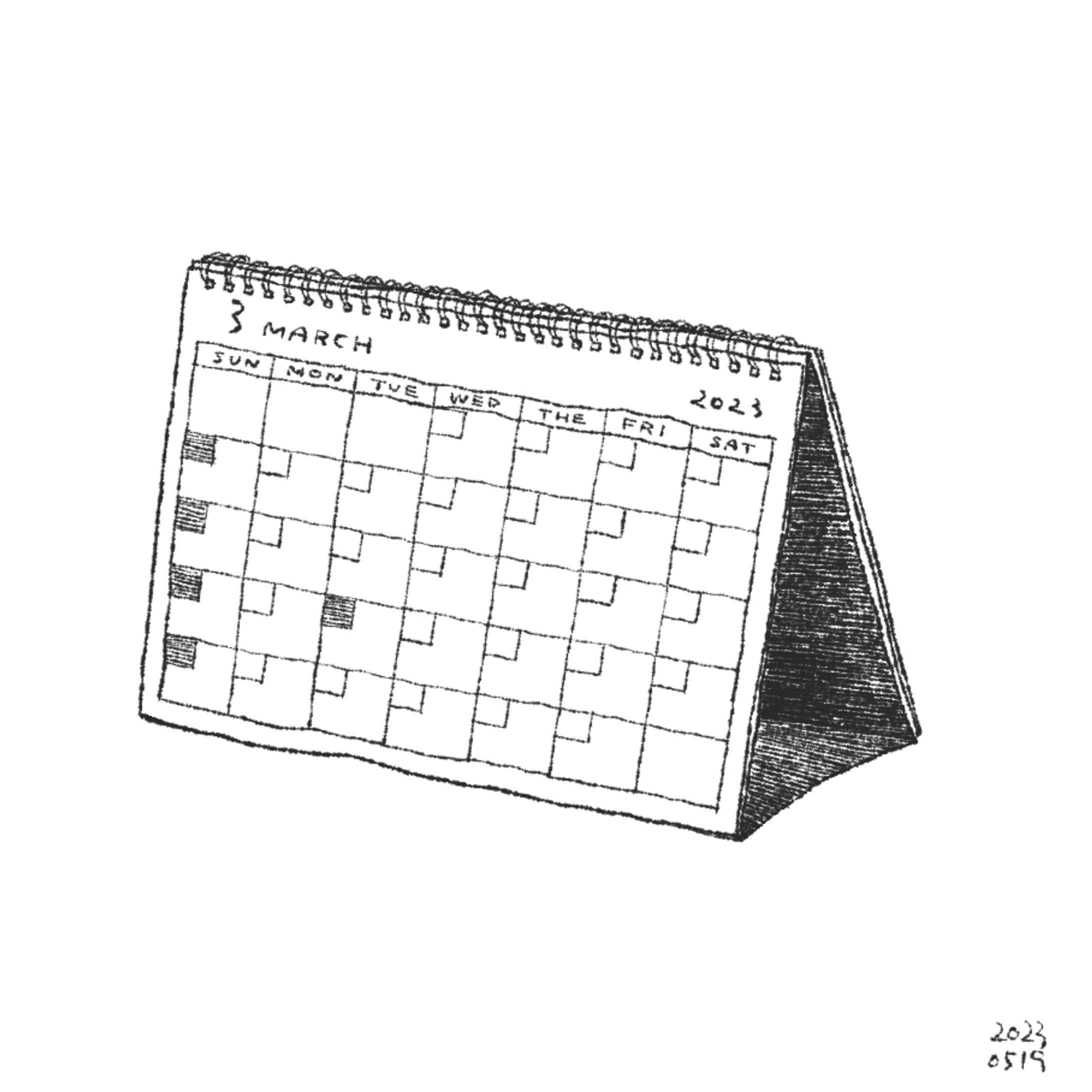 3月のカレンダー-1