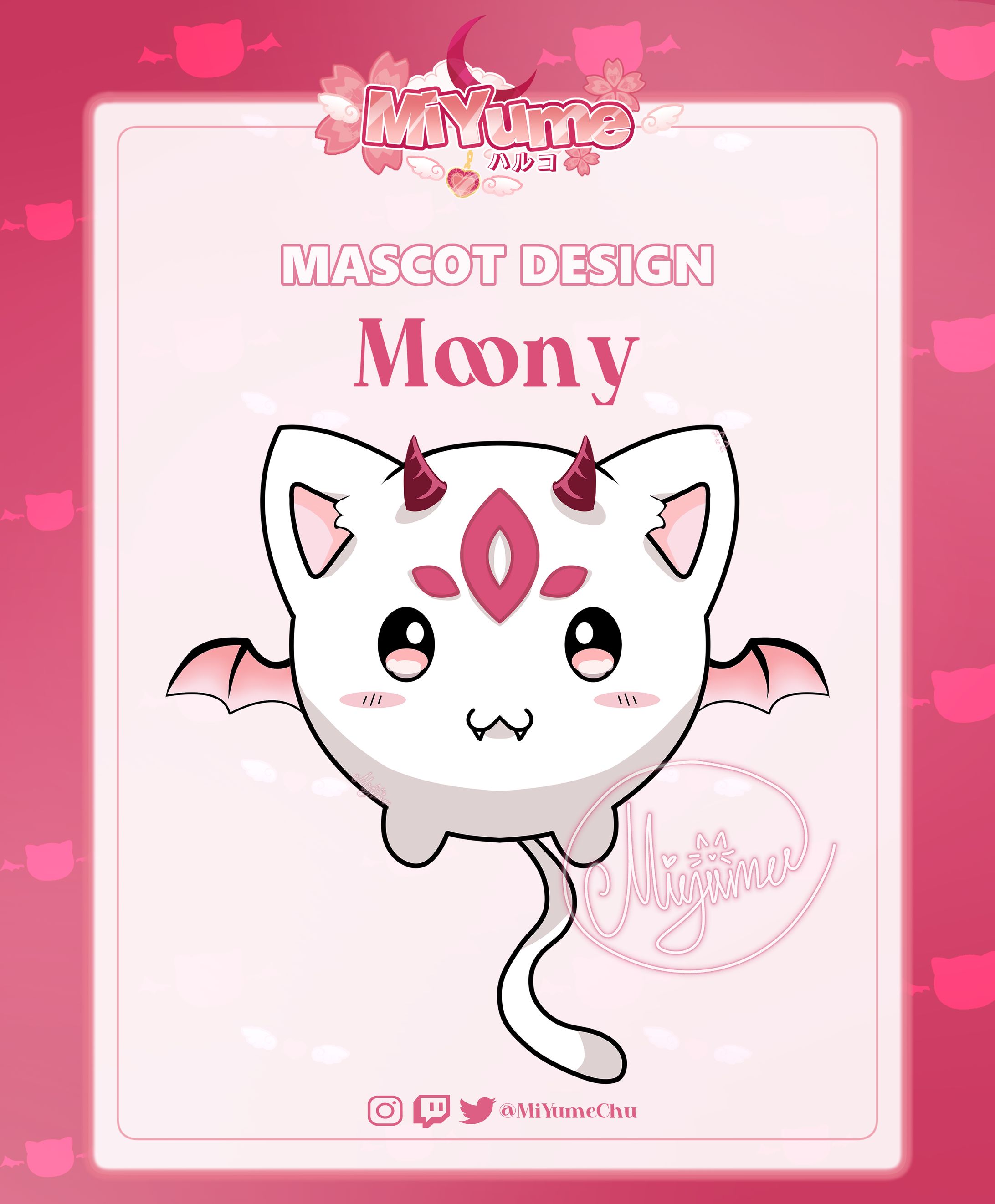 Moony Mascot Design Poster-1