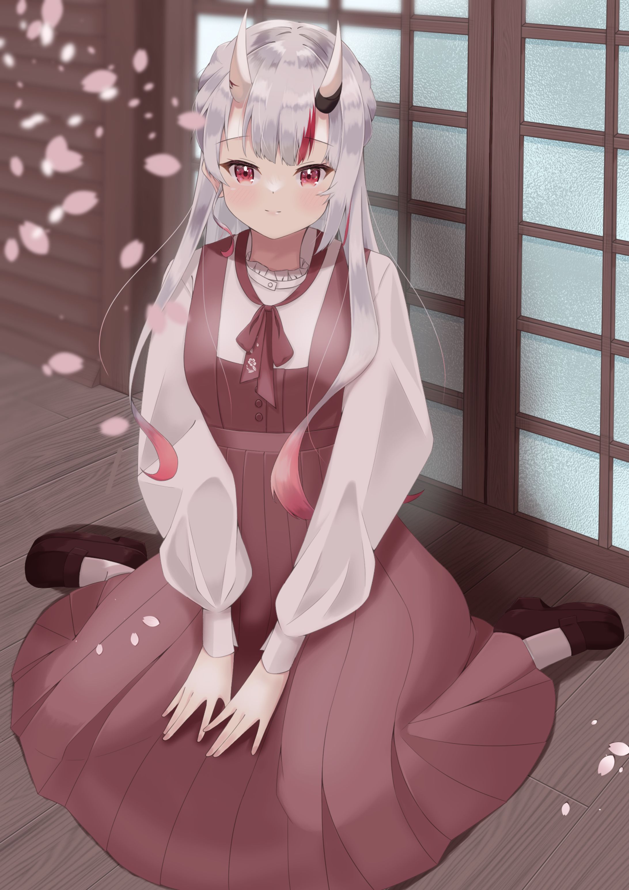 【二次創作】百鬼あやめ ハーフアップ-1