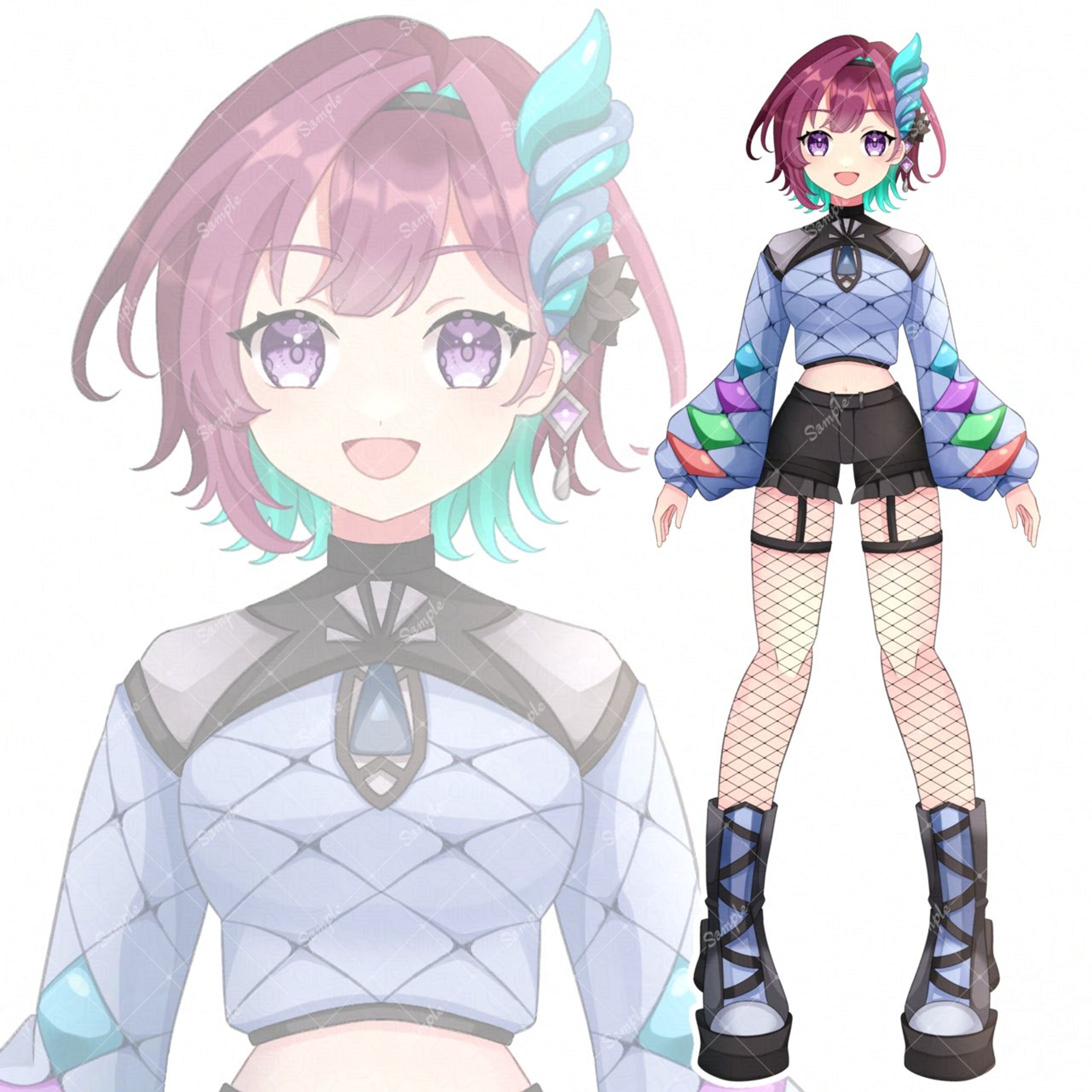 Qooo!!所属 緩井ゆう様 立ち絵-1