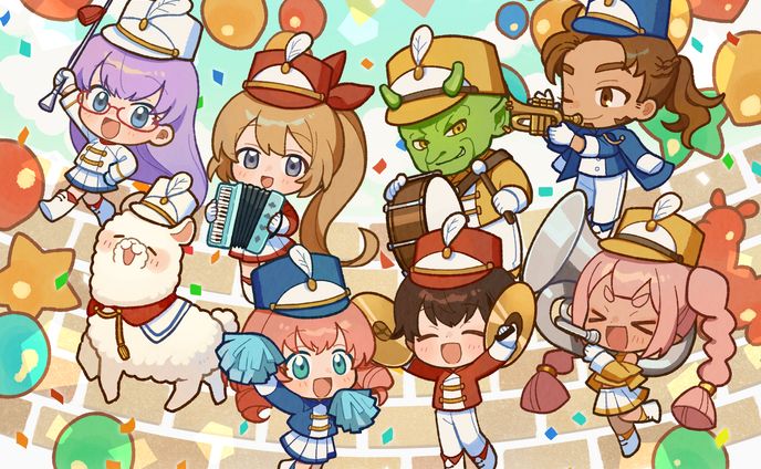 『アルパカコネクト』３周年イベント 集合イラスト/株式会社アルパカコネクト様