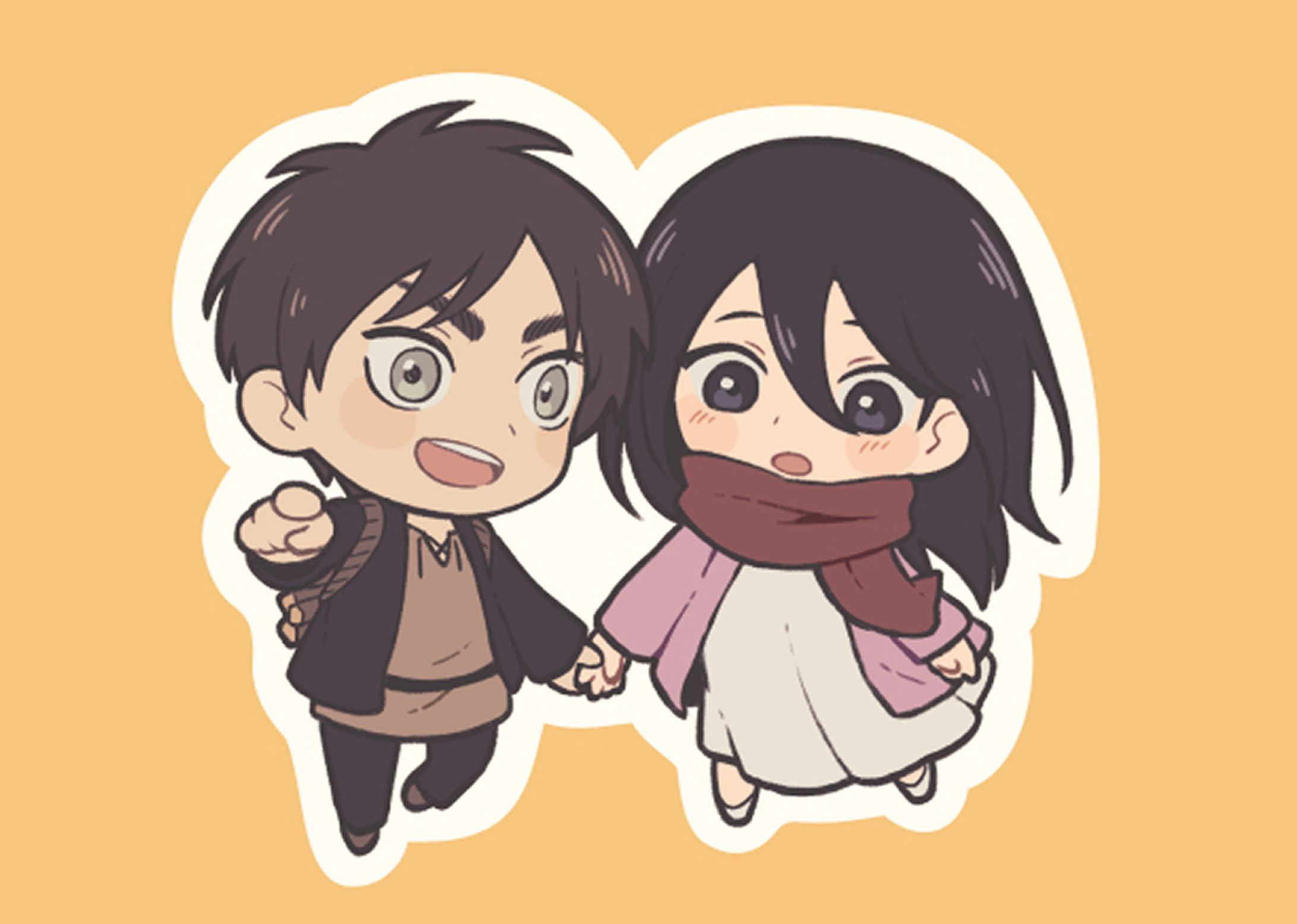 エレン＆ミカサ（SD）-1