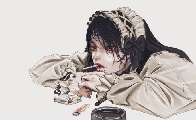 真夜中の喫茶店で