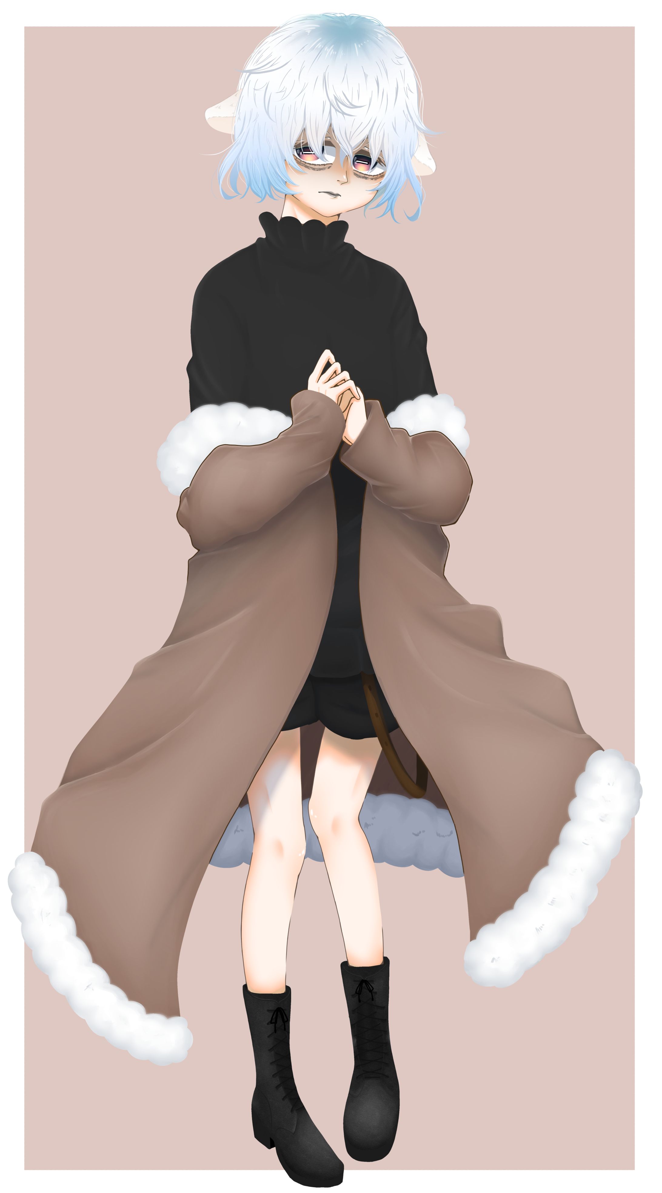 OC「羊」　立ち絵-1