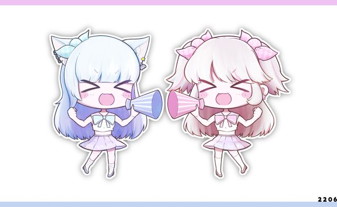 キノシタ『ポッピンキャンディ☆フィーバー』カバーMVイラスト（2/2）／りすた 様