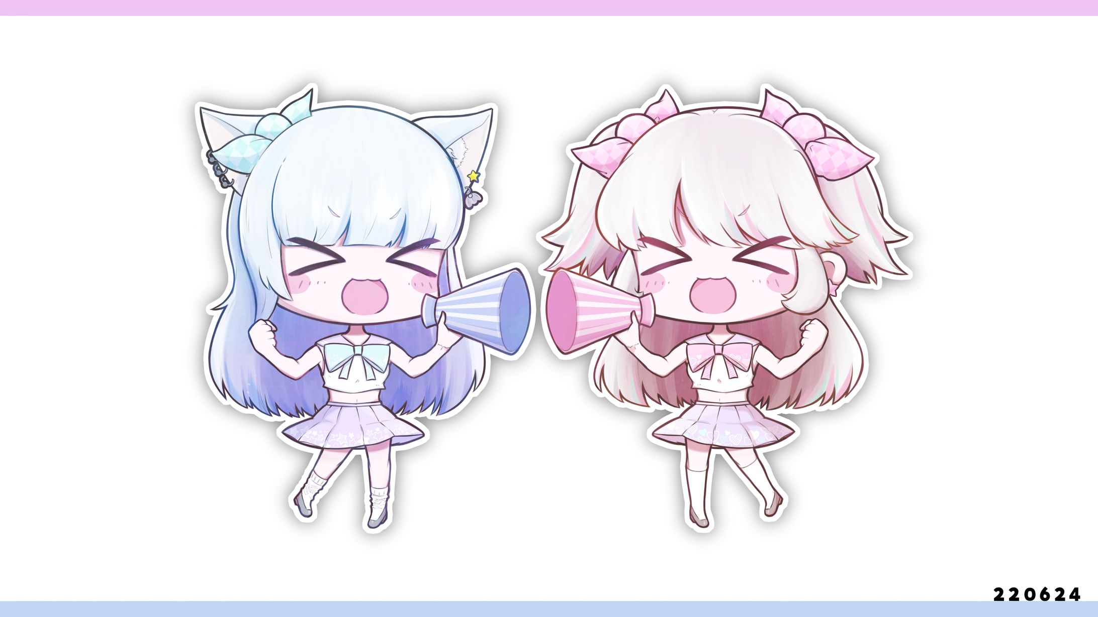 キノシタ『ポッピンキャンディ☆フィーバー』カバーMVイラスト（2/2）／りすた 様-1