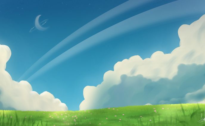 [Background] Grass Field