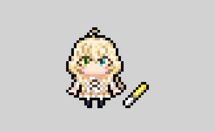 it、ピクセルアート