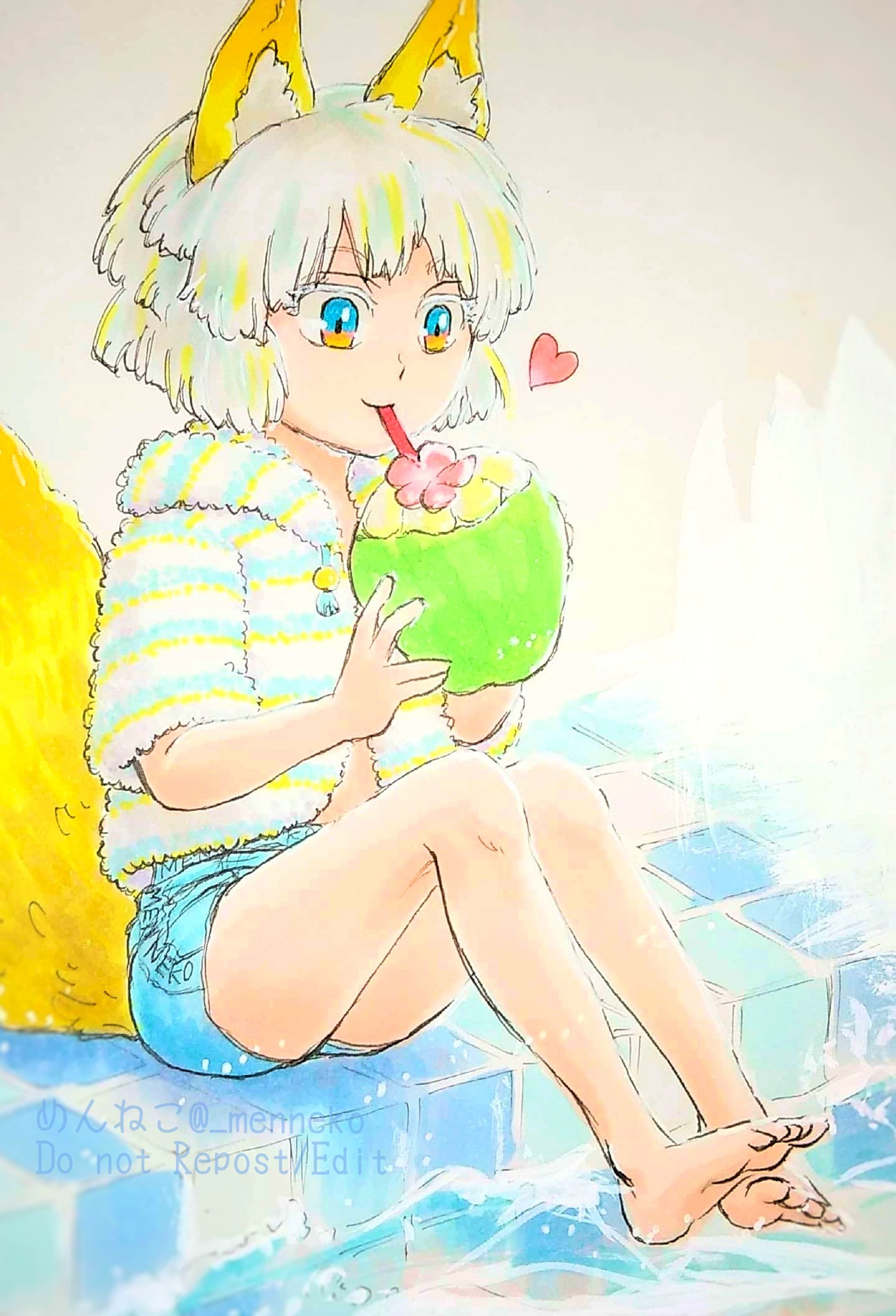 夏のケモミミちゃん-1