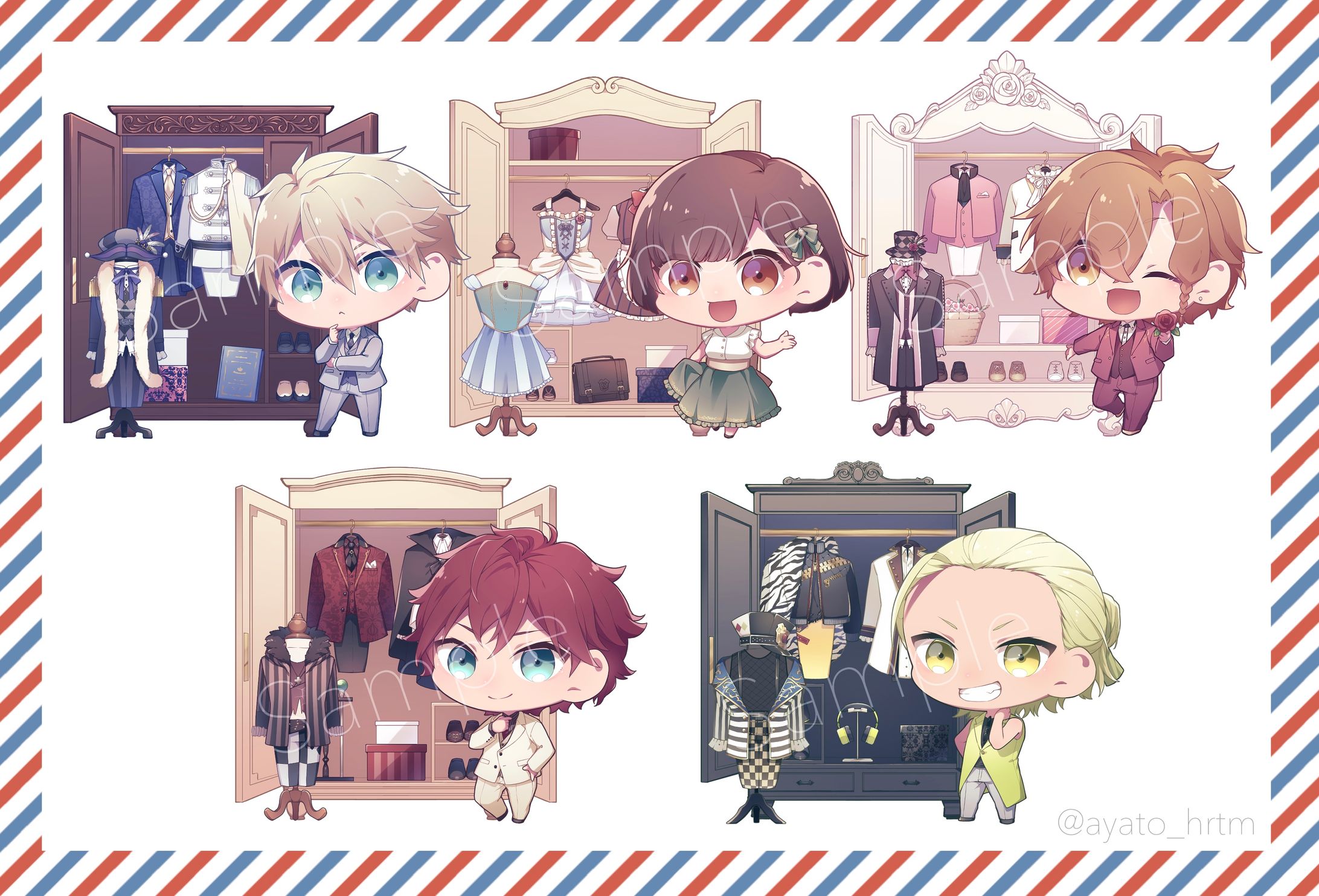 【ファンアート】Dance with Devils-SDイラスト-1