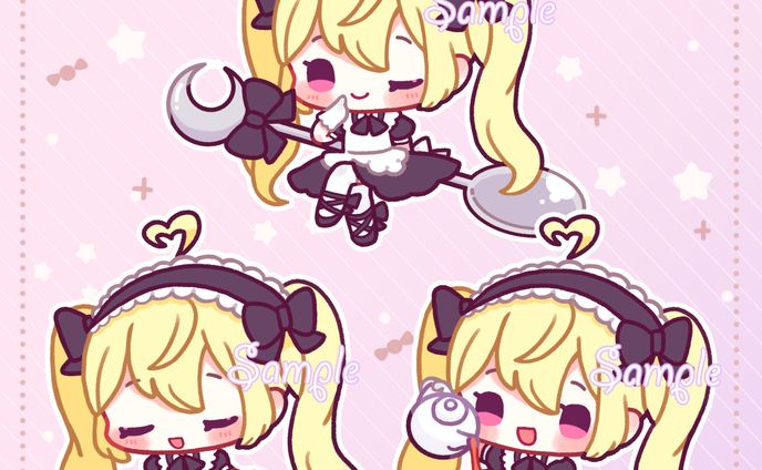 【お仕事】月乃様SDイラスト①