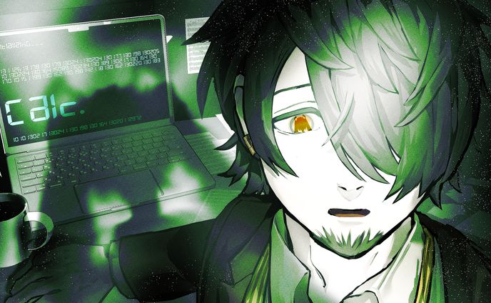 【歌ってみた】Calc.【V一般人羽田】イラスト担当