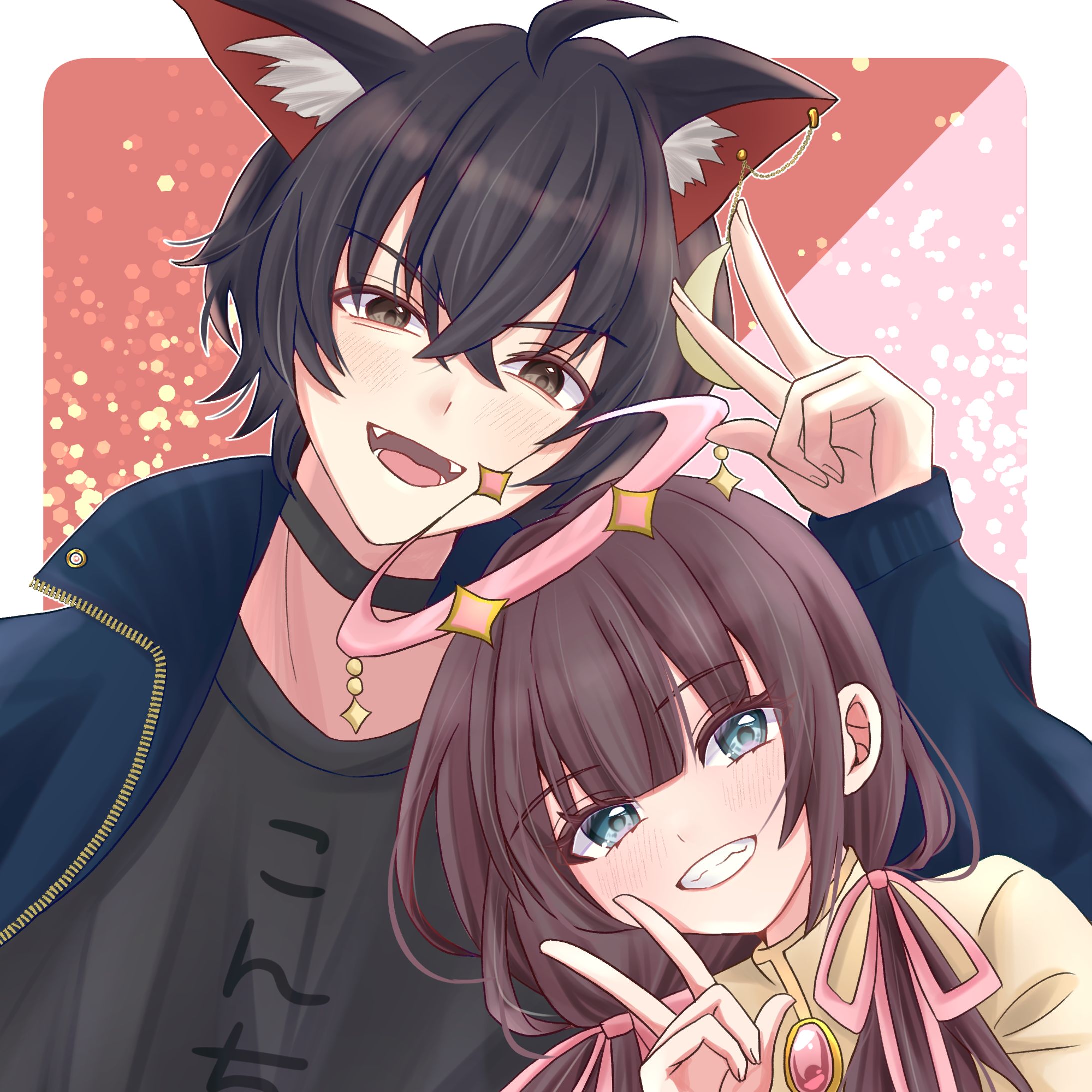 ペア画イラストサンプル-1