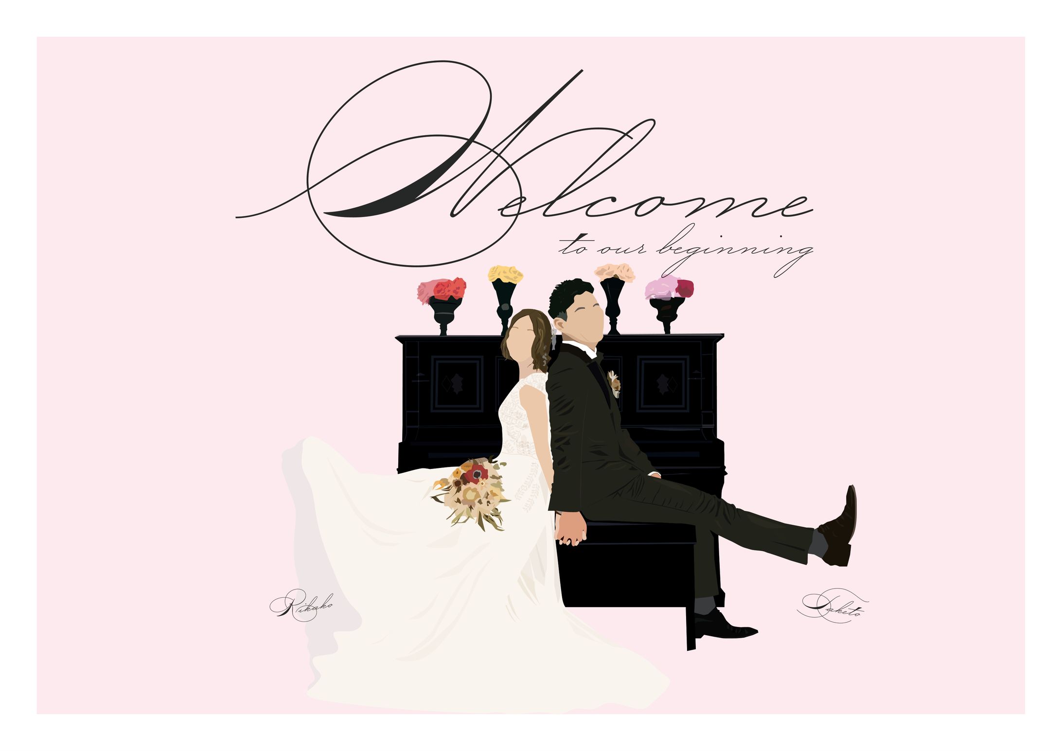 結婚式ウェルカムボード-1
