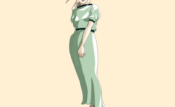 オリジナル　モード系女性