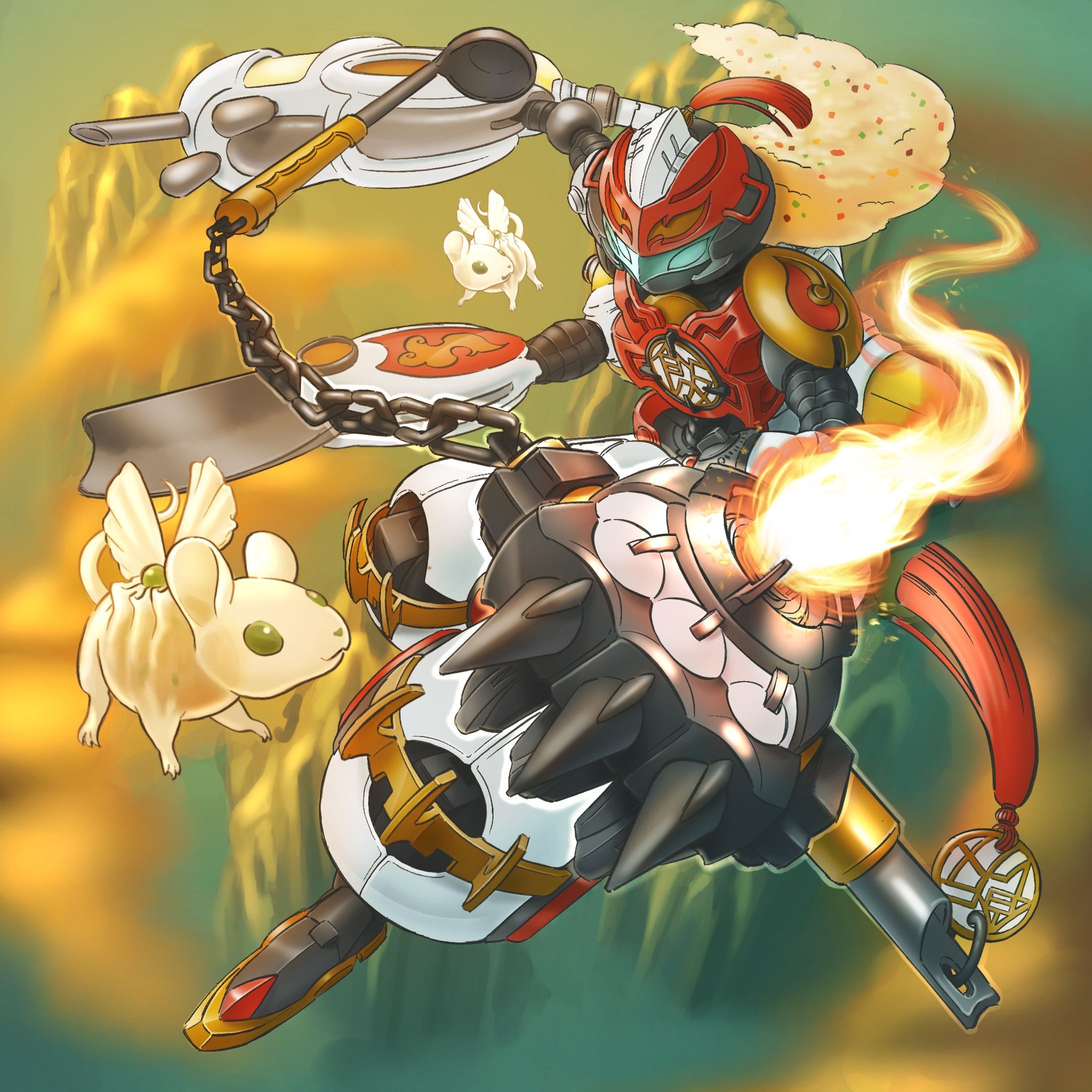 チャーハン戦士！剛腕散散飯&チュウマイ-1