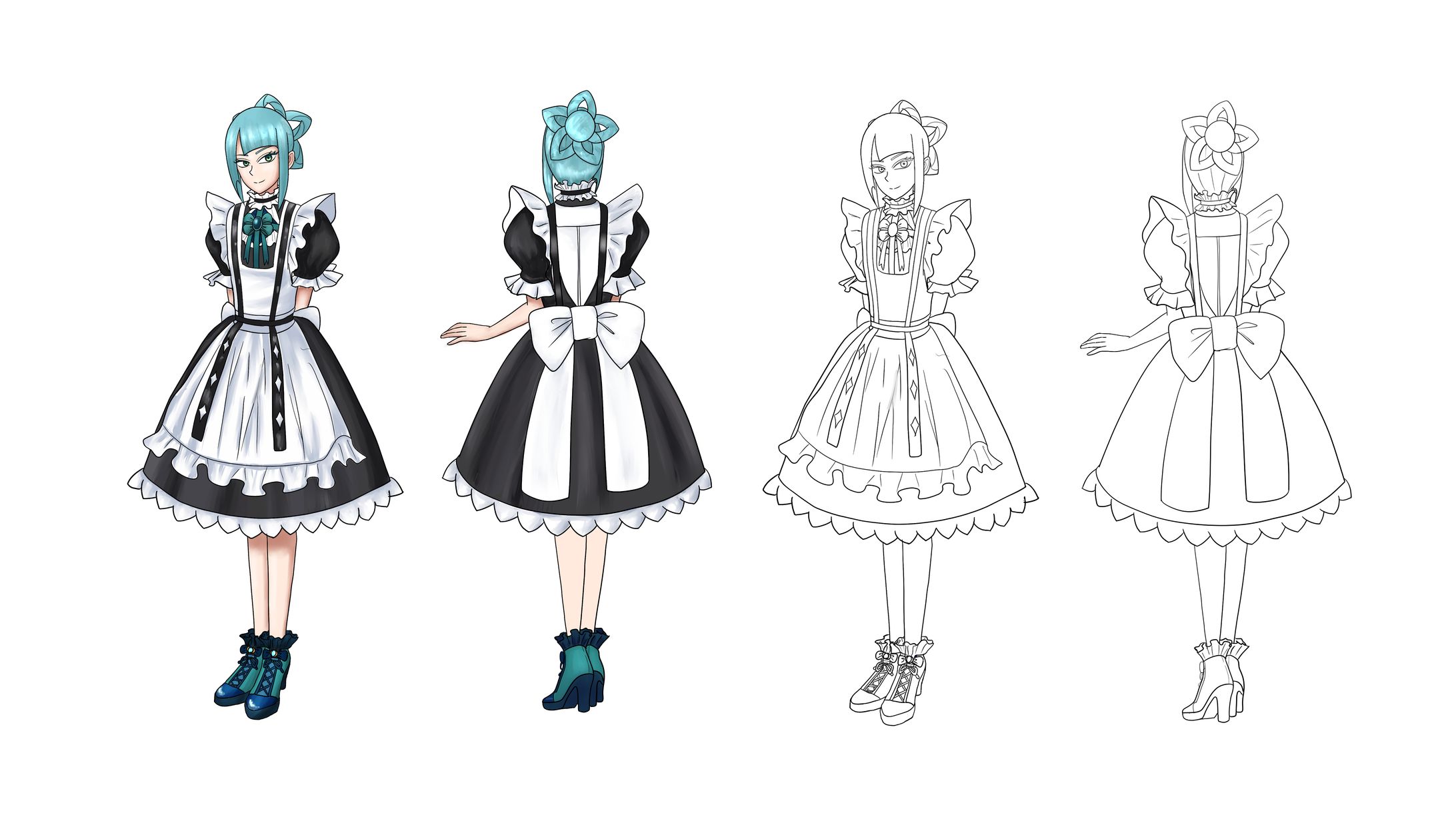 オリジナルキャラ設定画-1