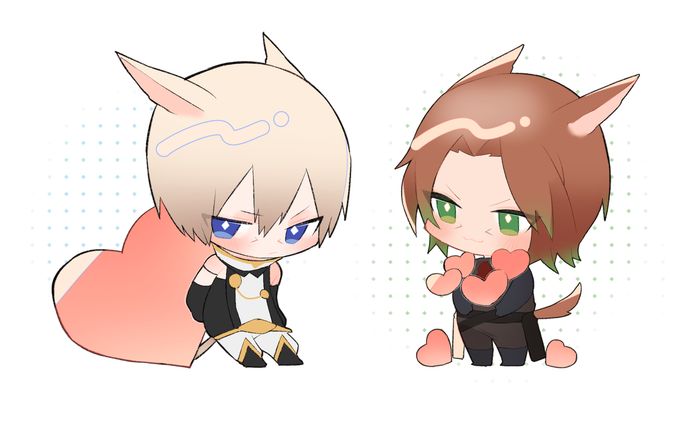 【二次創作】FF14のミニキャラ