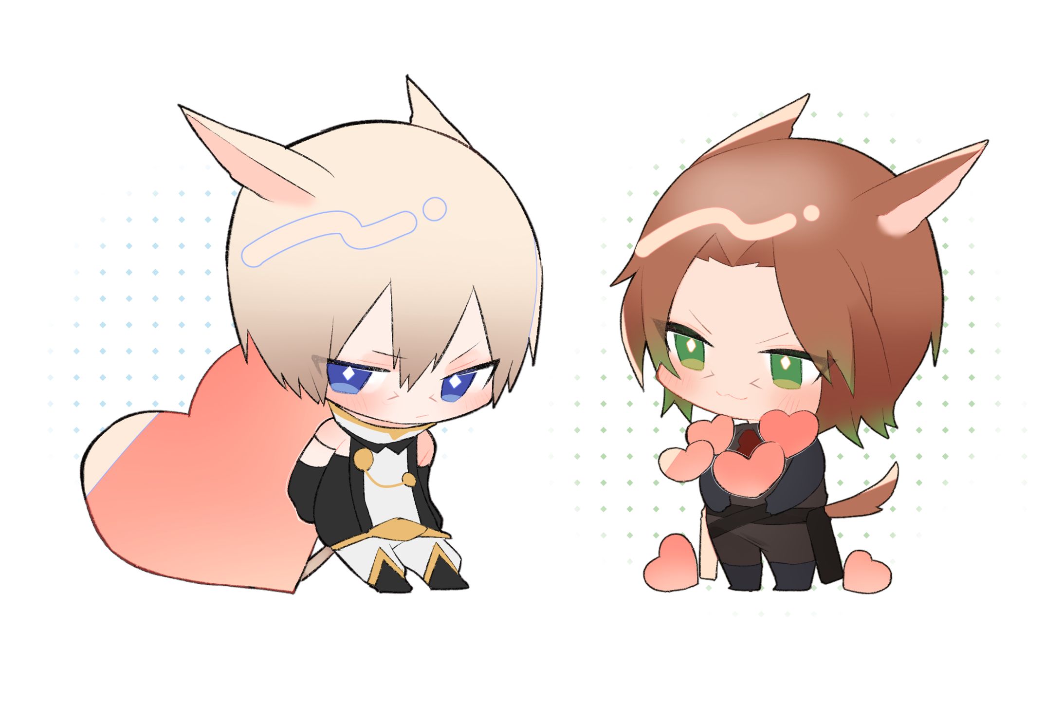 【二次創作】FF14のミニキャラ-1