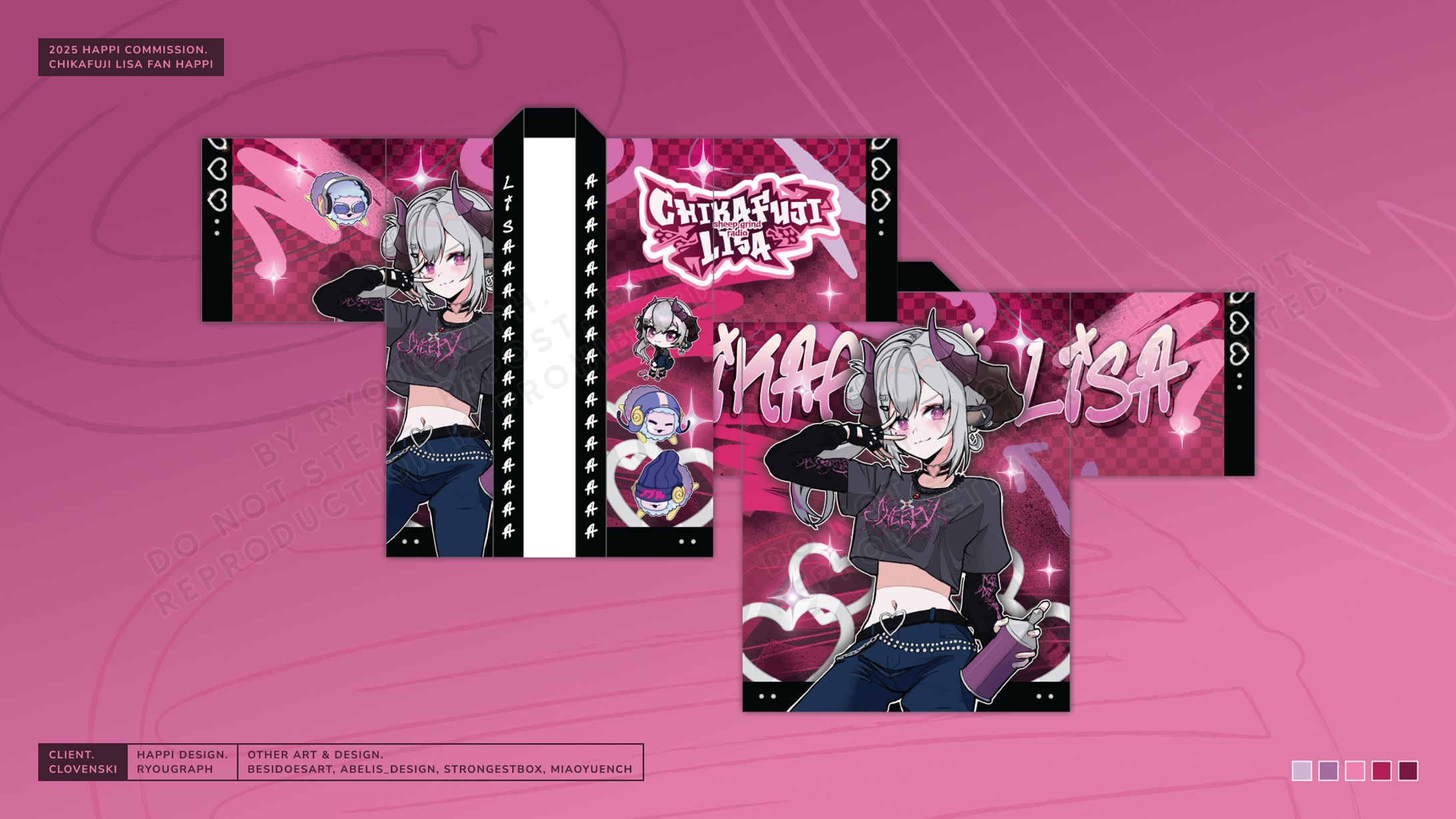 Chikafuji Lisa Fan Happi-1