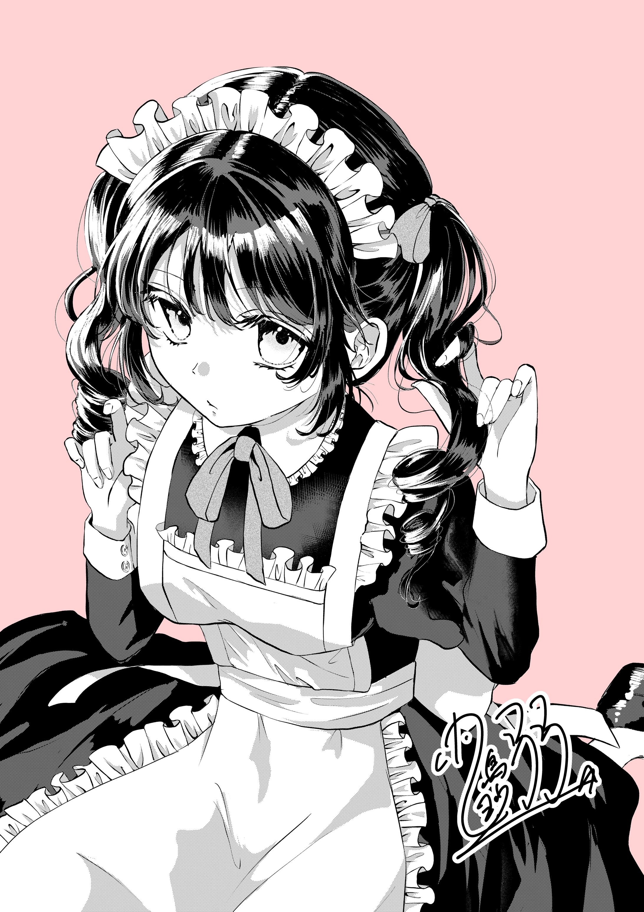 創作漫画／白黒イラスト-1